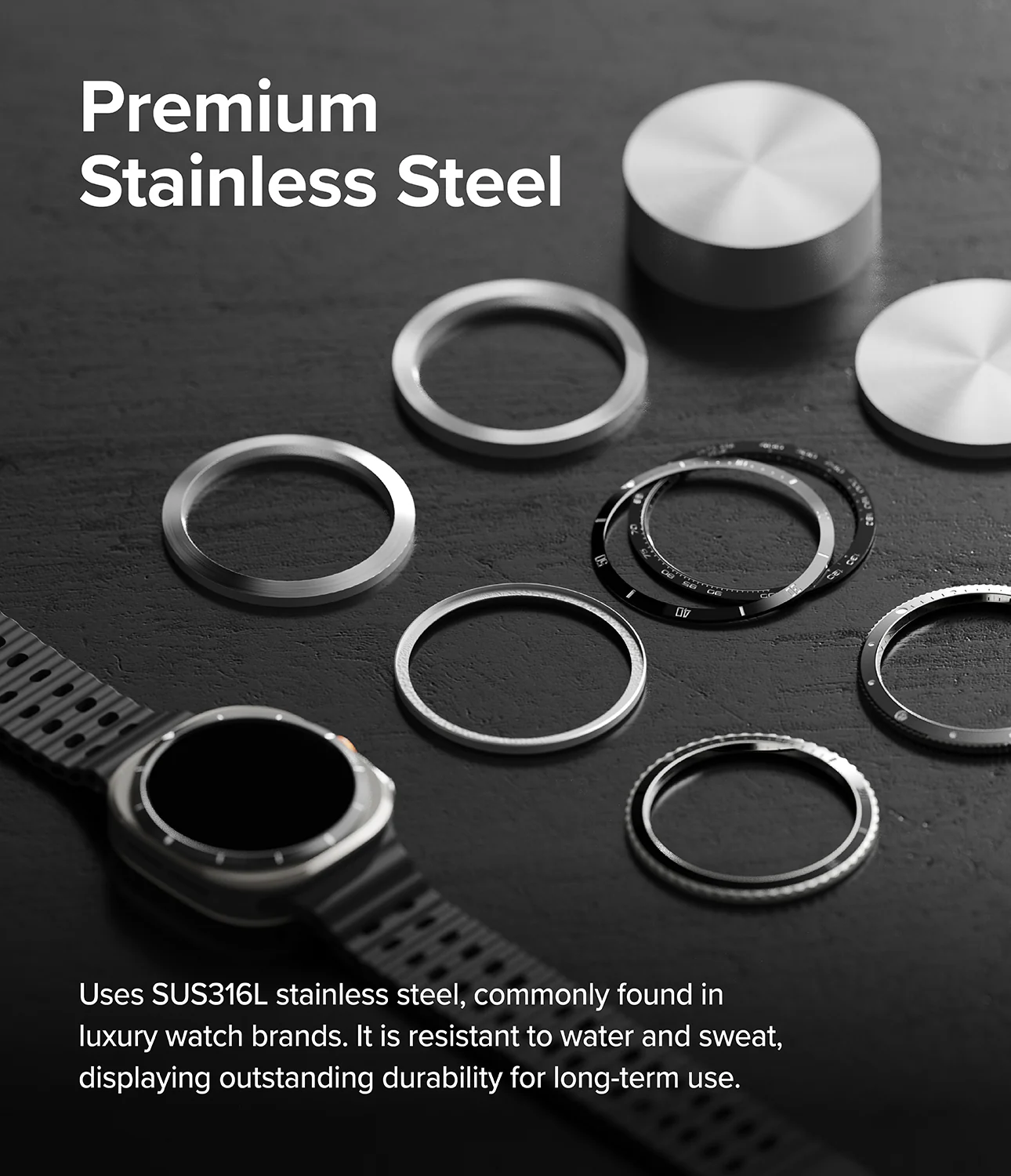 Galaxy Watch Ultra | Bezel Styling Premium & Glass - Image 33