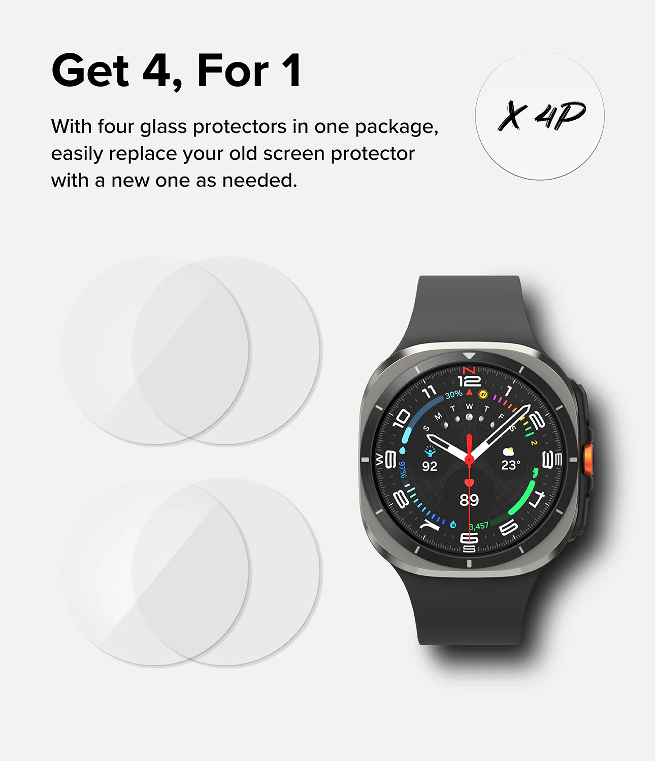 Galaxy Watch Ultra Screen Protector | Glass - R10 - Image 10