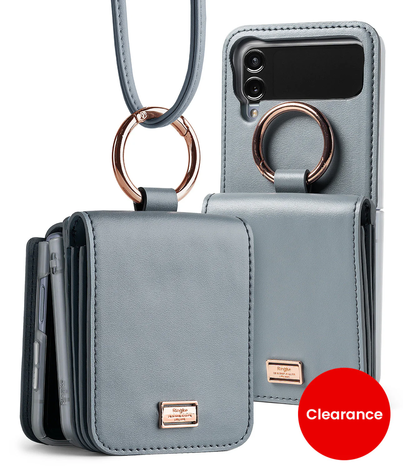 Galaxy Z Flip 4 Case | Folio Signature Card Pocket - Image 27
