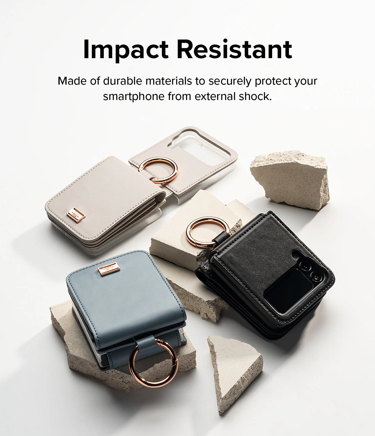Galaxy Z Flip 4 Case | Folio Signature Card Pocket - Image 8