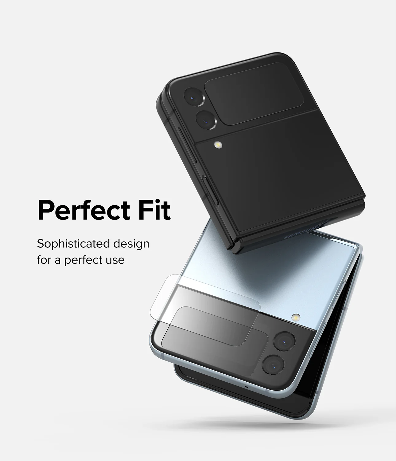 Galaxy Z Flip 4 Combo | Case + Screen Protector + Cover Display Glass - Image 11