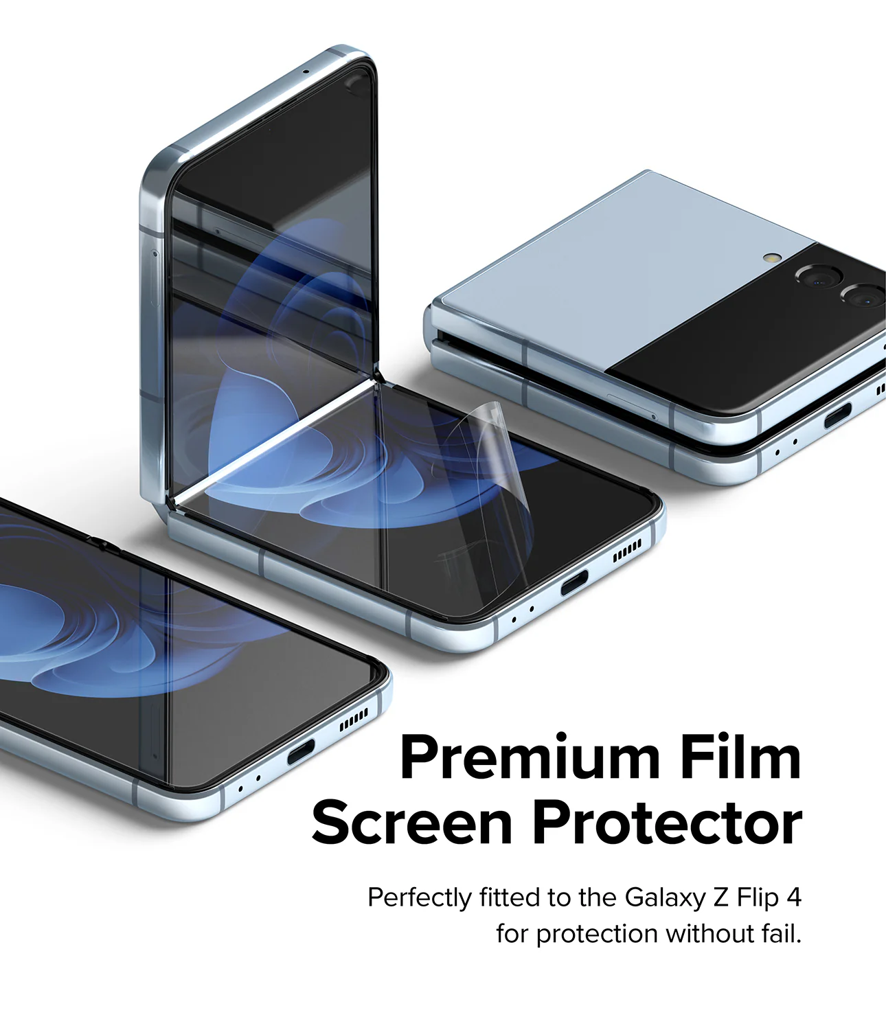 Galaxy Z Flip 4 Combo | Case + Screen Protector + Cover Display Glass - Image 6