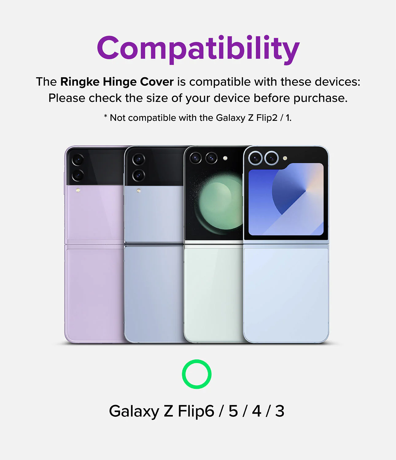 Galaxy Z Flip 7 FE / 6 / 5 / 4 / 3 | Hinge Cover Tarpaulin - Image 20