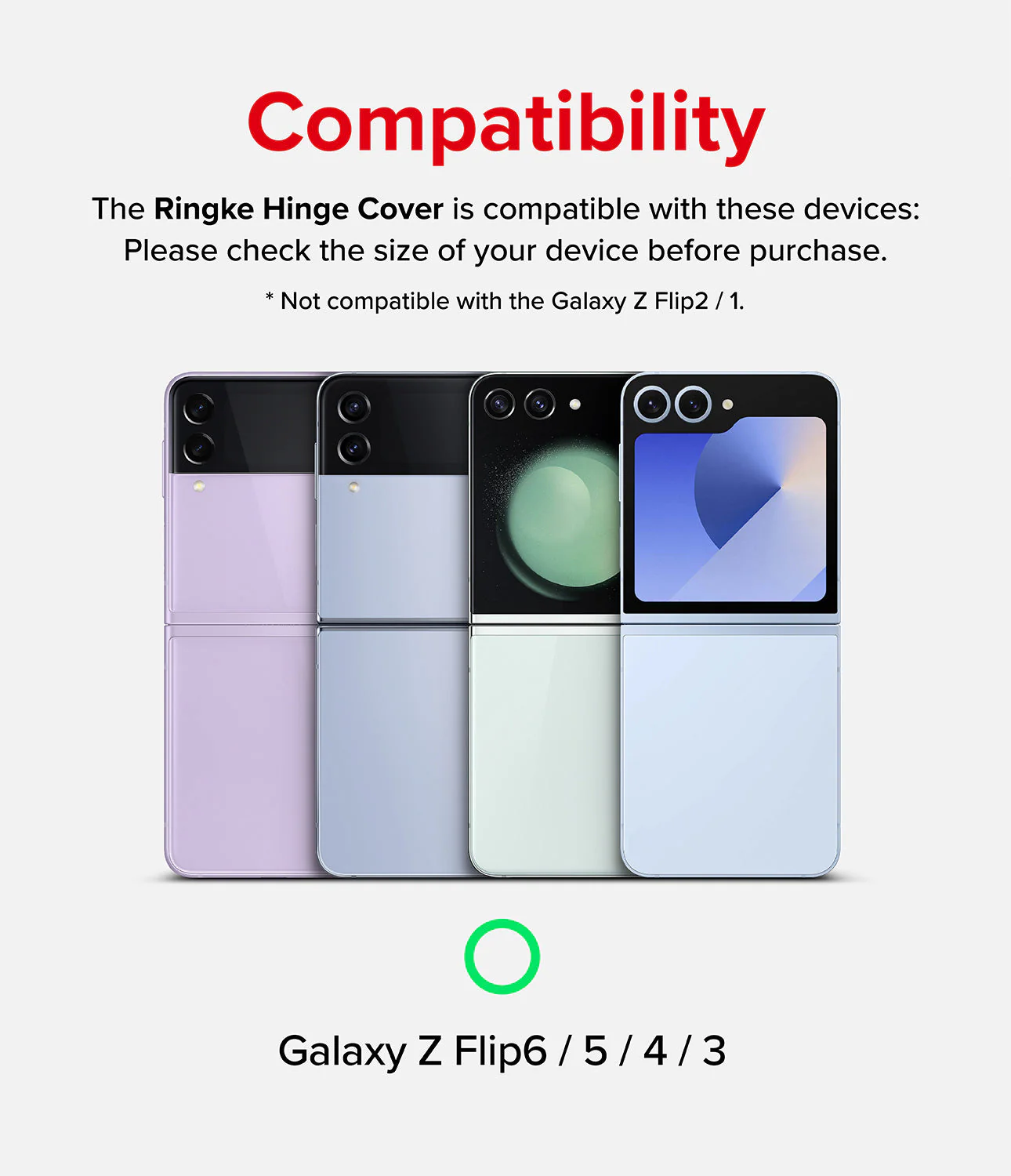 Galaxy Z Flip 7 FE / 6 / 5 / 4 / 3 | Hinge Cover Tarpaulin - Image 3