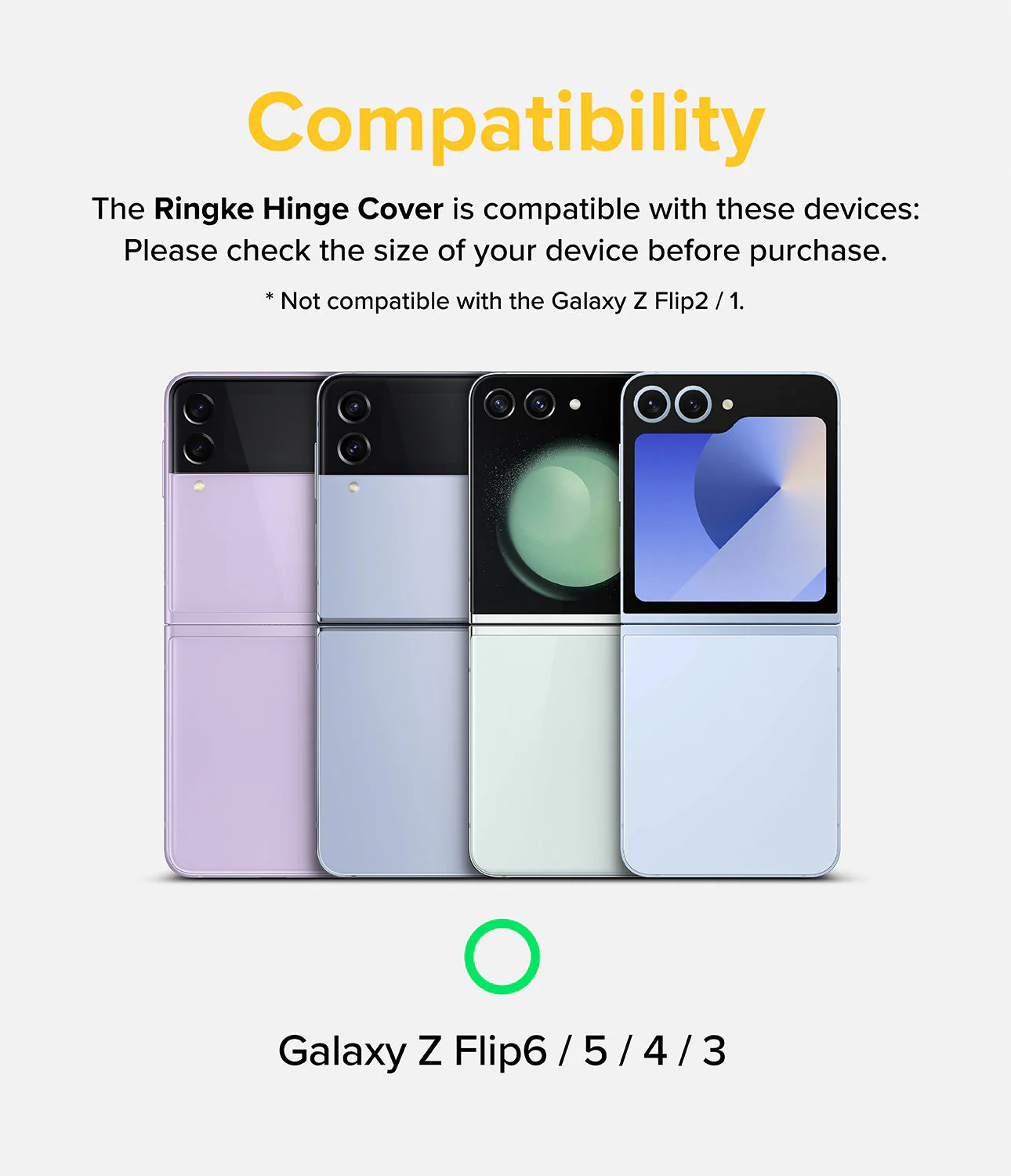 Galaxy Z Flip 7 FE / 6 / 5 / 4 / 3 | Hinge Cover Tarpaulin - Image 48
