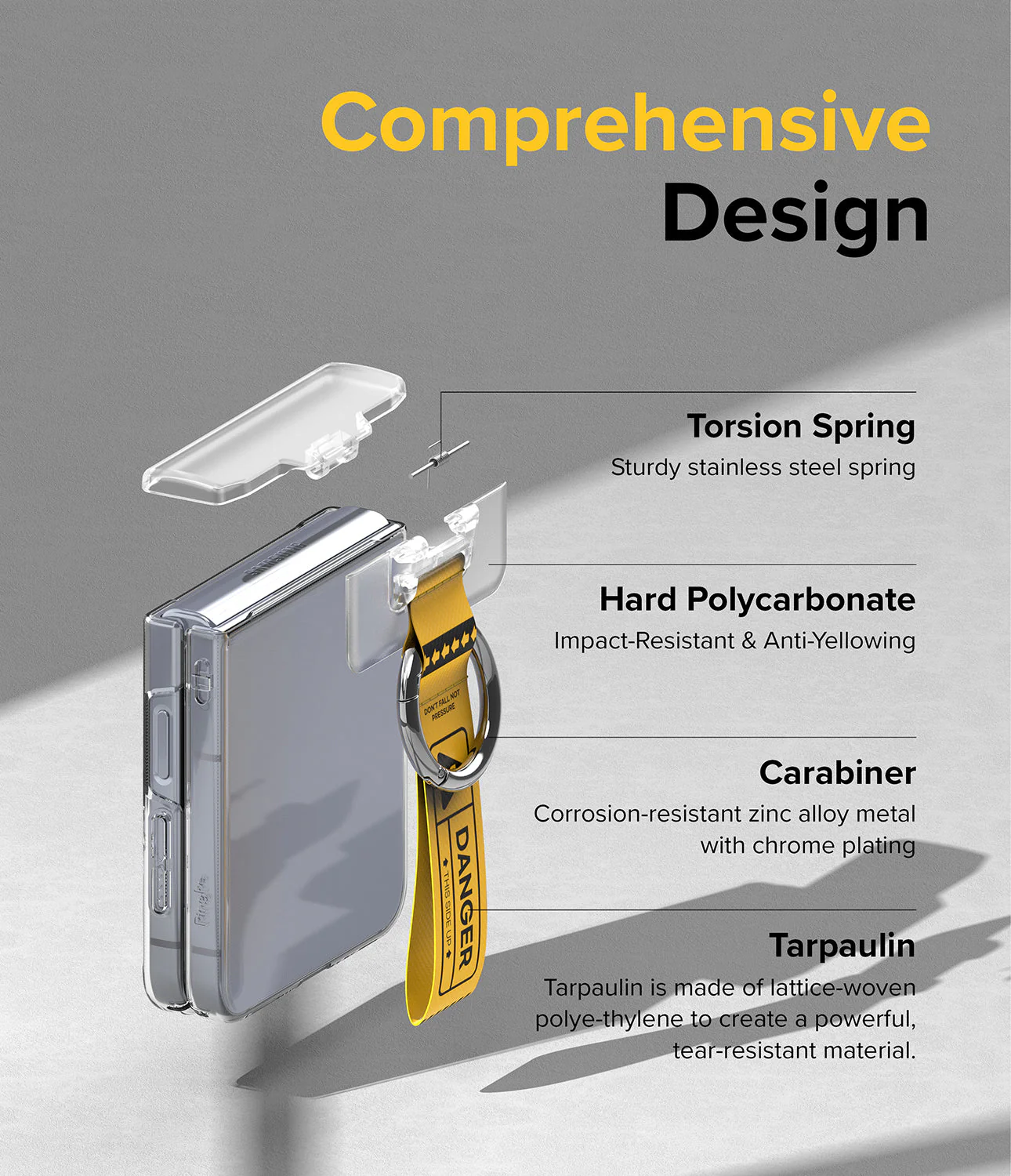 Galaxy Z Flip 7 FE / 6 / 5 / 4 / 3 | Hinge Cover Tarpaulin - Image 54