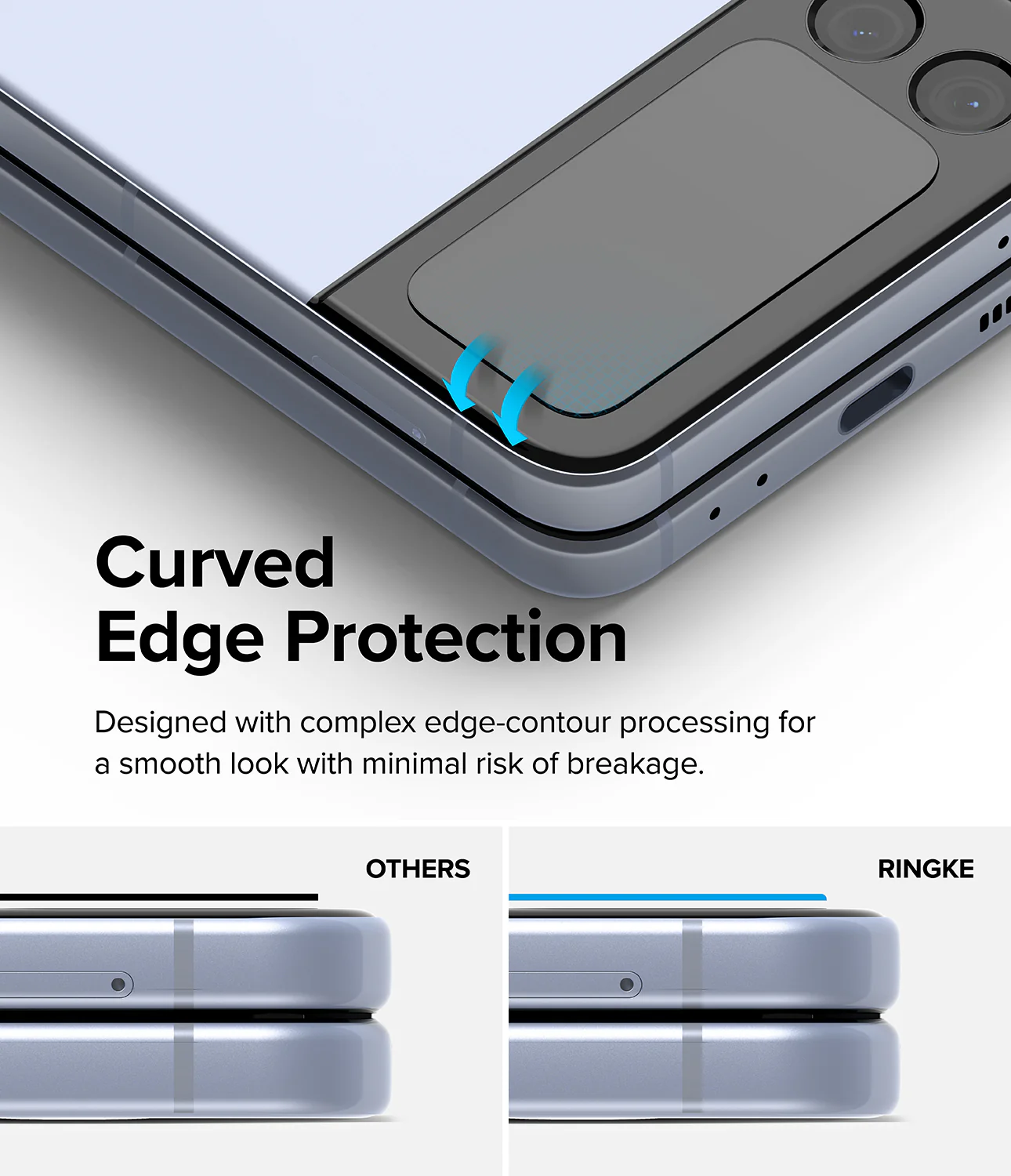 Galaxy Z Flip 4 Screen Protector | Cover Display Glass - Image 8
