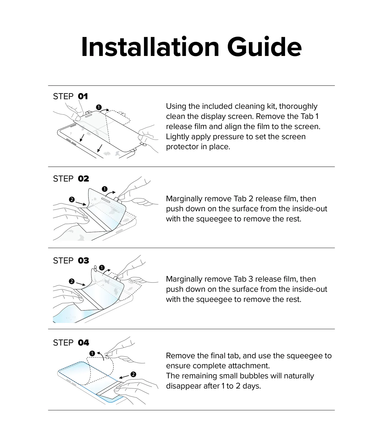 Galaxy Z Flip 4 Screen Protector | Dual Easy Film - Image 10