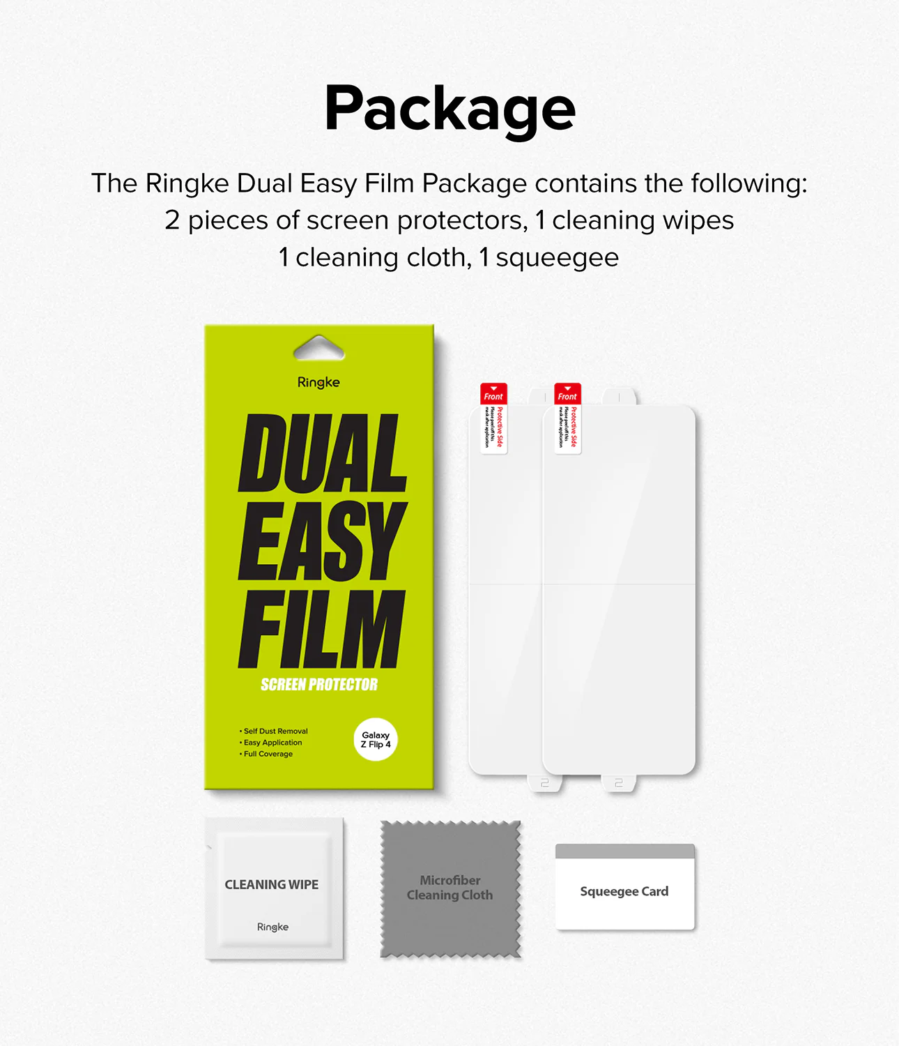 Galaxy Z Flip 4 Screen Protector | Dual Easy Film - Image 13