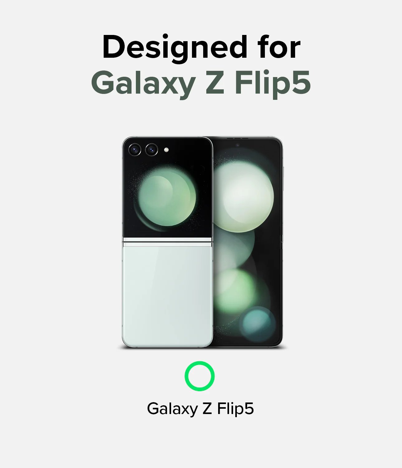Galaxy Z Flip 5 Case | Slim Hinge - Clear - Image 3