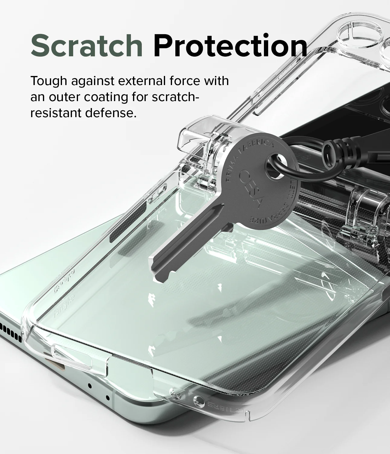 Galaxy Z Flip 5 Case | Slim Hinge - Clear - Image 7