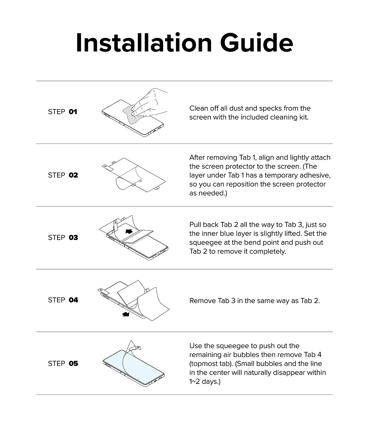 Galaxy Z Flip 6 Screen Protector | Dual Easy Film (2 Pack) - Image 13