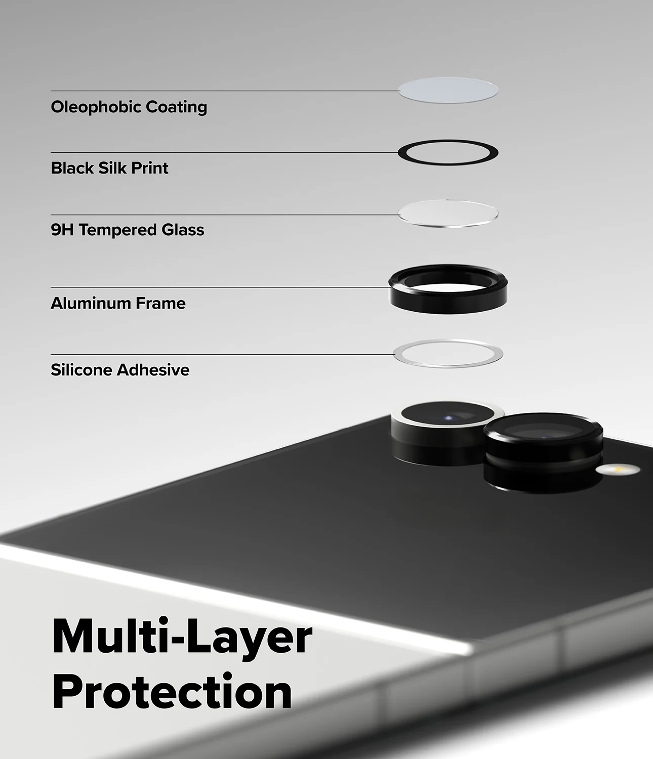 Galaxy Z Flip 7 | Camera Lens Frame Glass (2 Pack) - Image 7