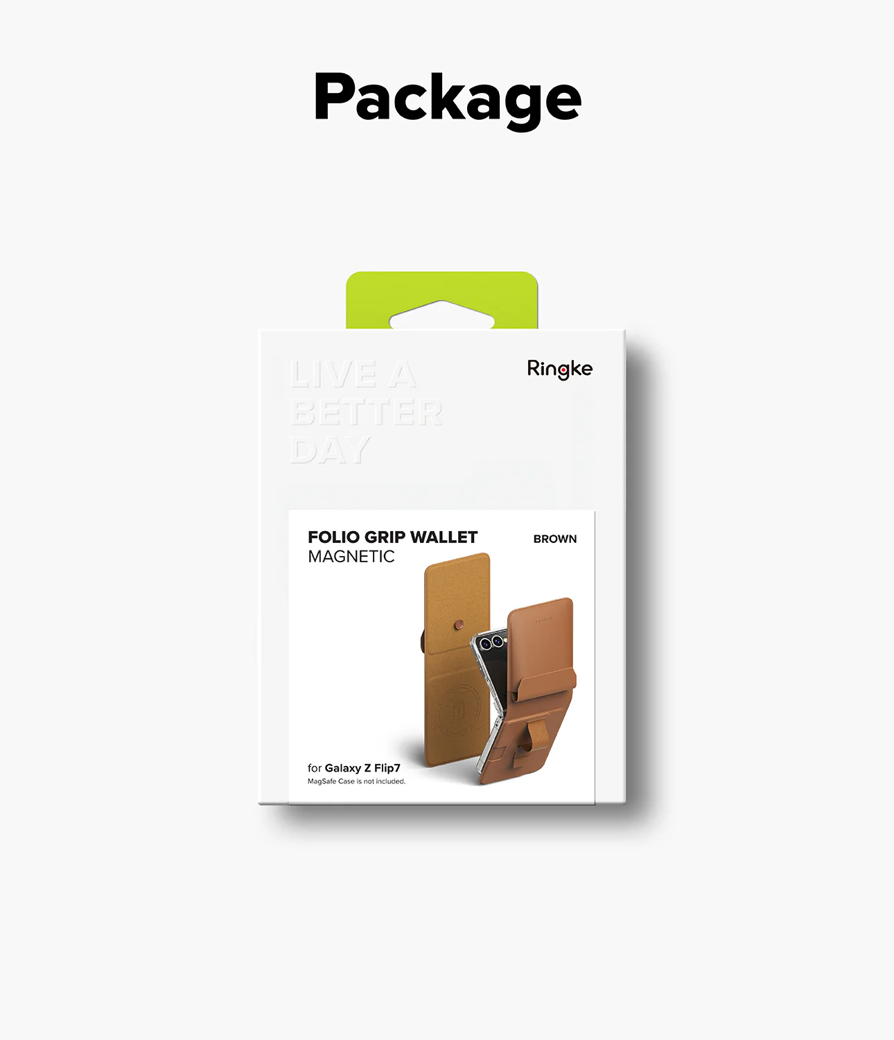 Galaxy Z Flip 7 Cover | Folio Grip Wallet Magnetic - Image 21