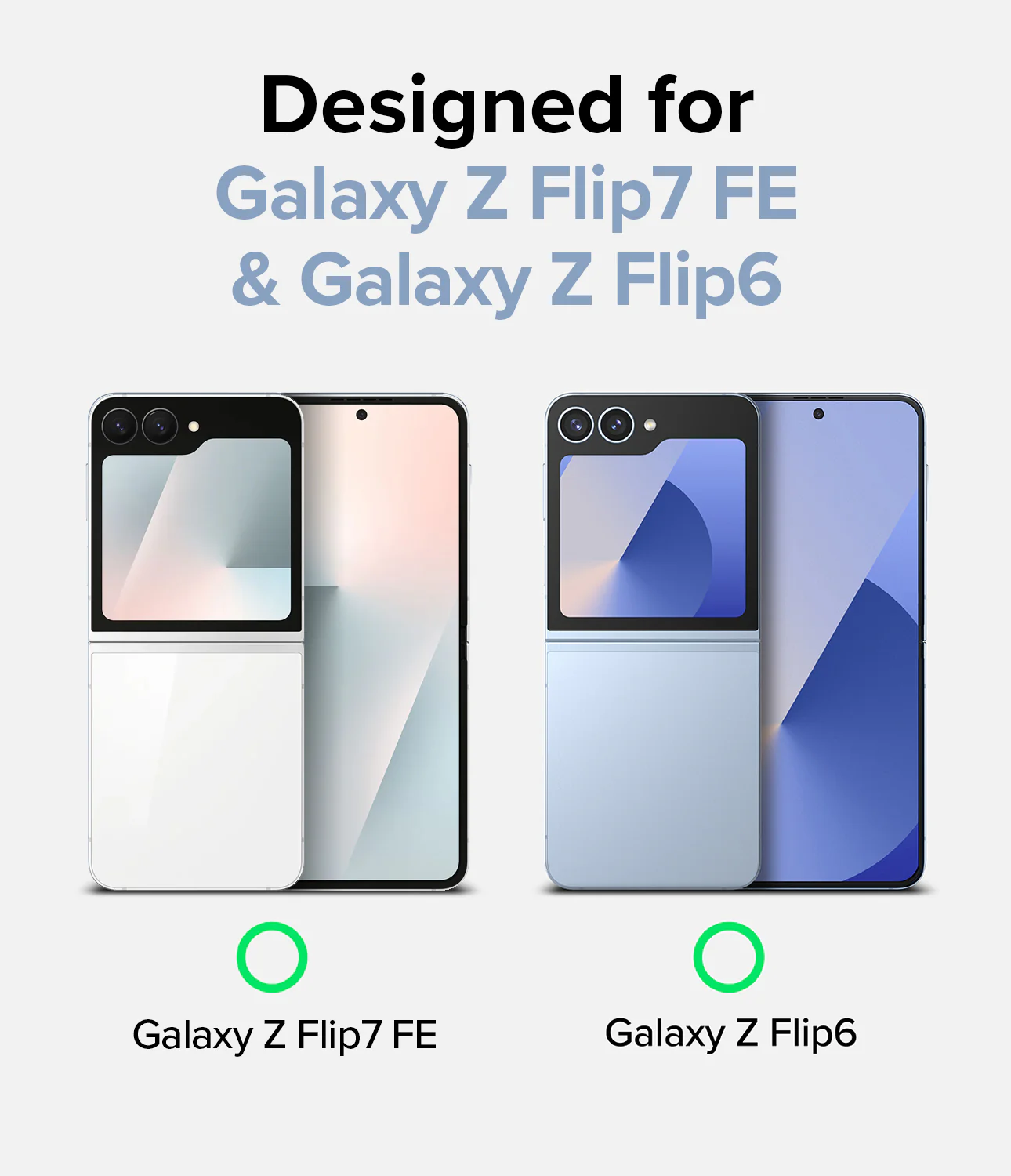 Galaxy Z Flip 7 FE | Camera Lens Frame Glass (2 Pack) - Image 3