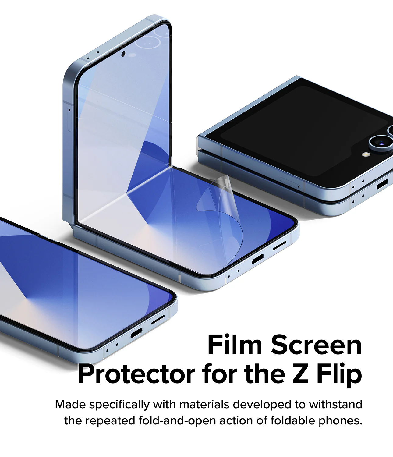 Galaxy Z Flip 6 Screen Protector | Dual Easy Film (2 Pack) - Image 4