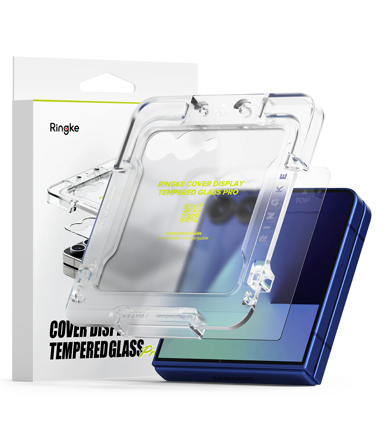 Galaxy Z Flip 7 Screen Protector | Cover Display Tempered Glass Pro (2 Pack)