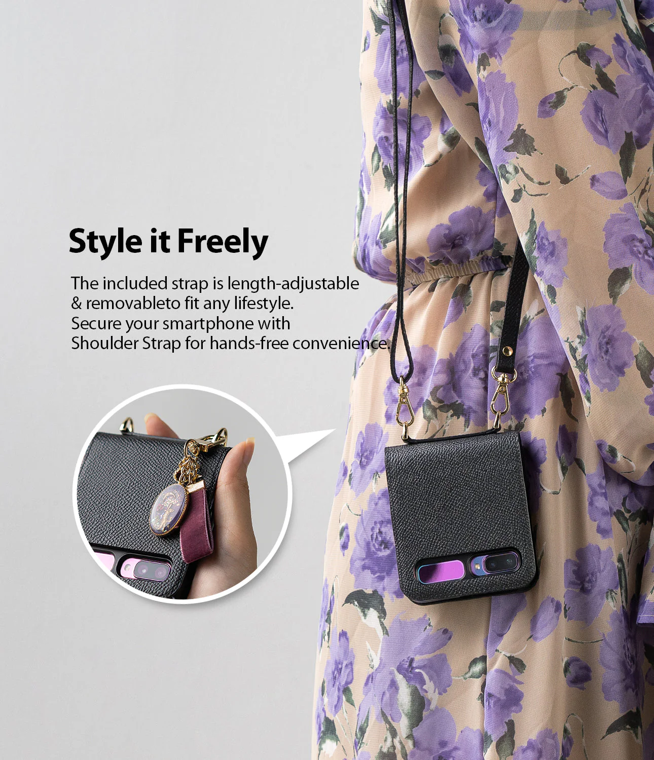 Galaxy Z Flip Case | Folio Signature Black - Image 11