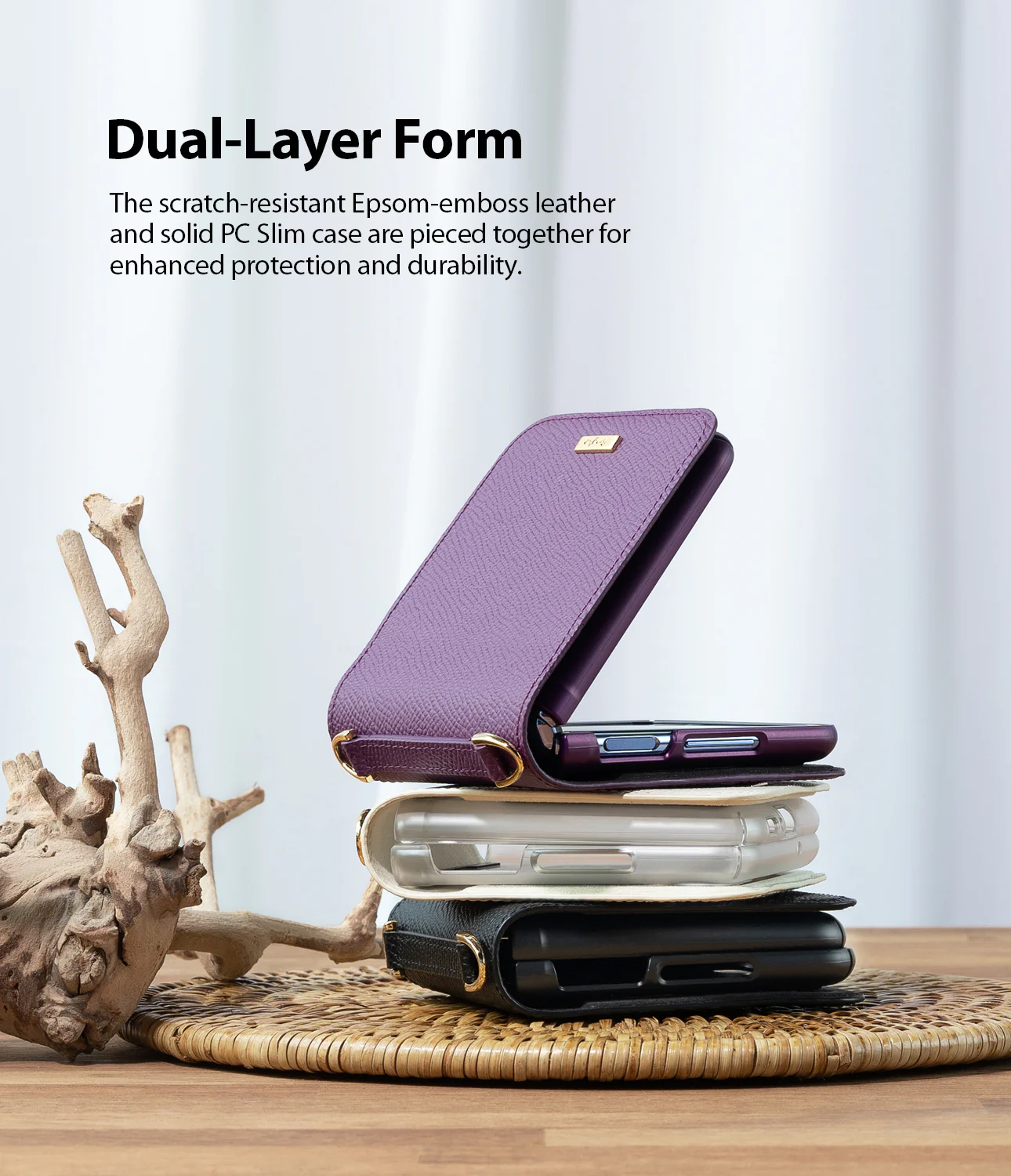 Galaxy Z Flip Case | Folio Signature Purple - Image 8