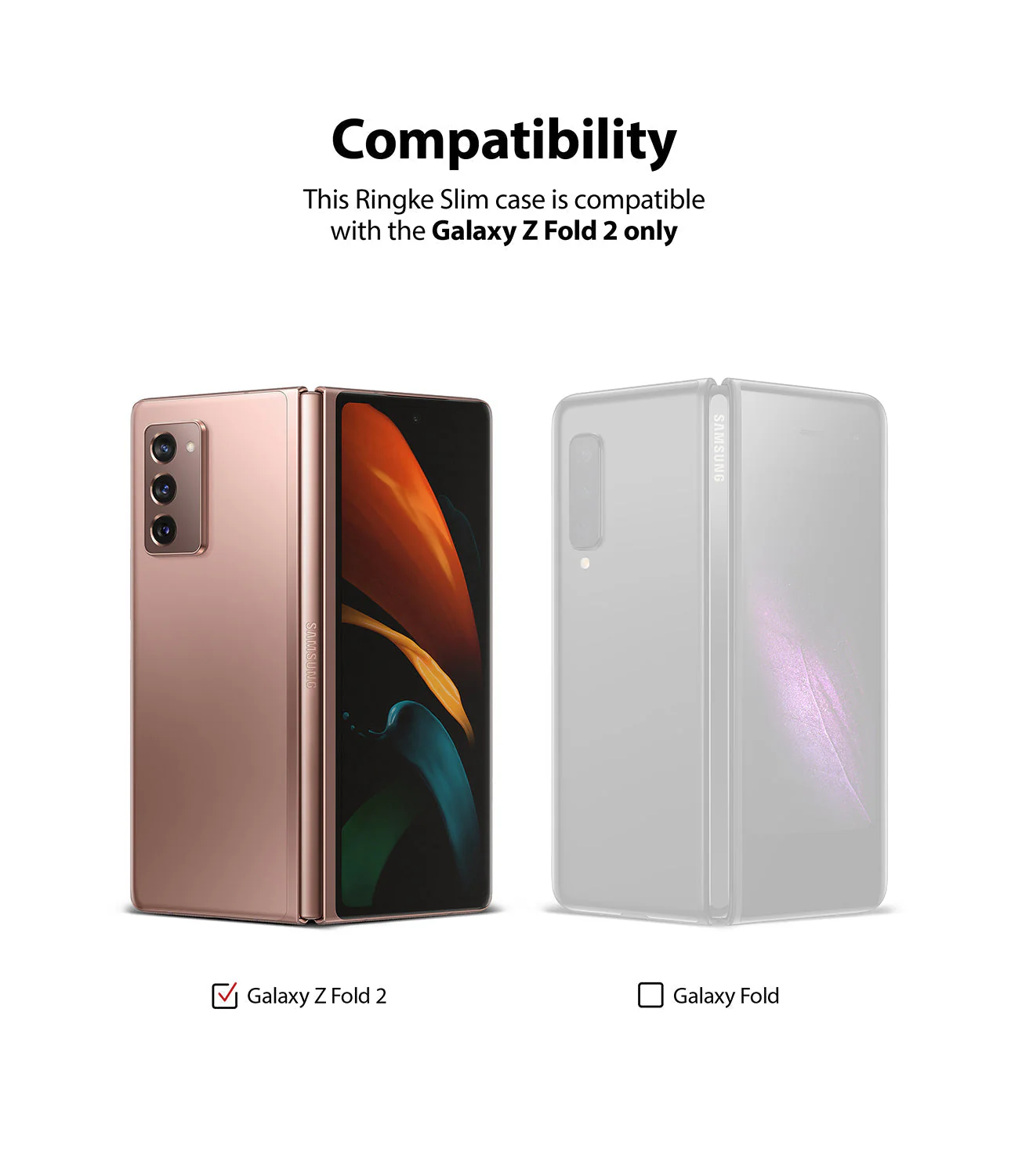 Galaxy Z Fold 2 Case | Slim - Image 25