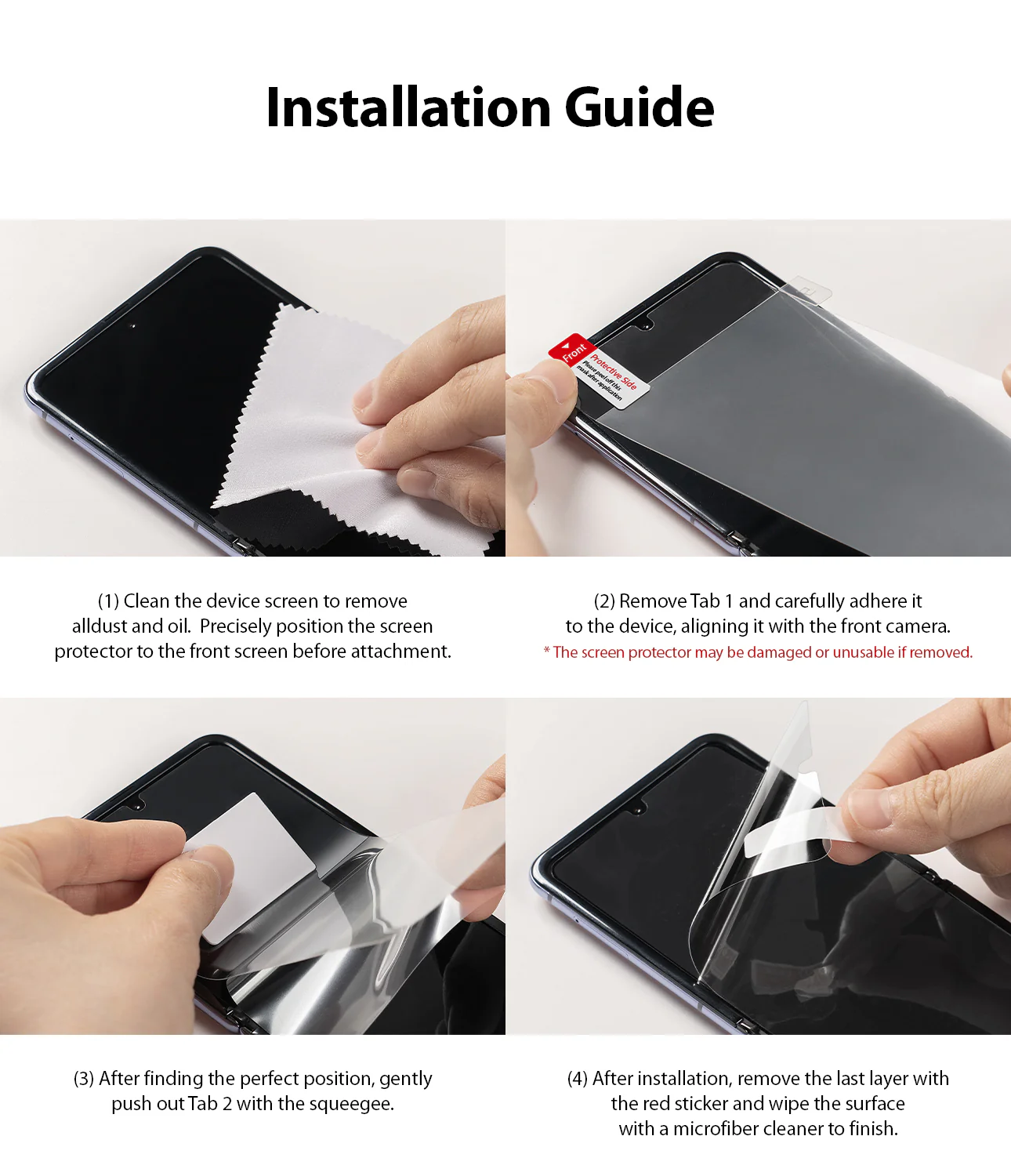 Galaxy Z Fold 2 Screen Protector | Invisible Defender - Image 12