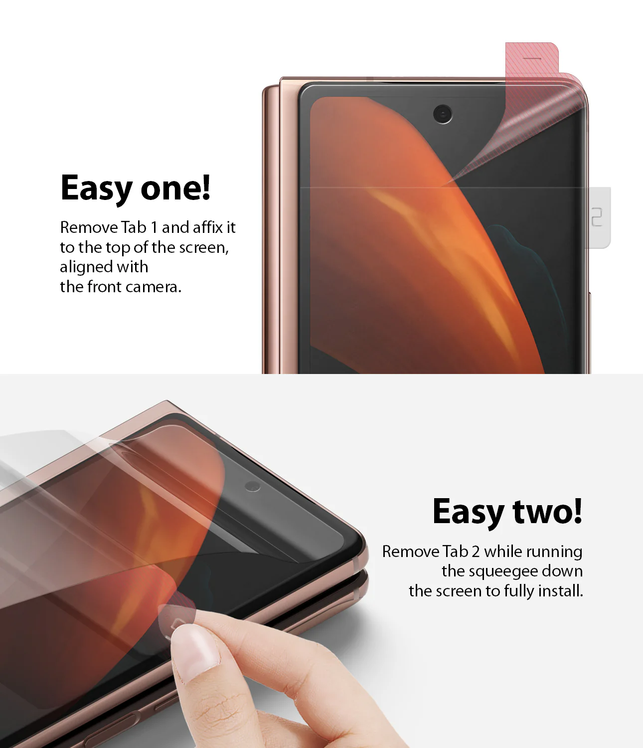 Galaxy Z Fold 2 Screen Protector | Invisible Defender - Image 6