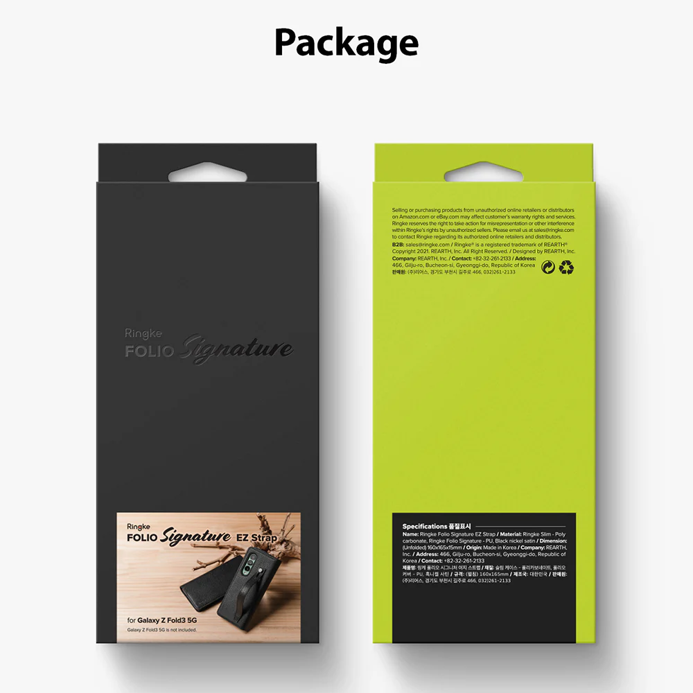 Galaxy Z Fold 3 Case | Folio Signature EZ Strap - Image 11