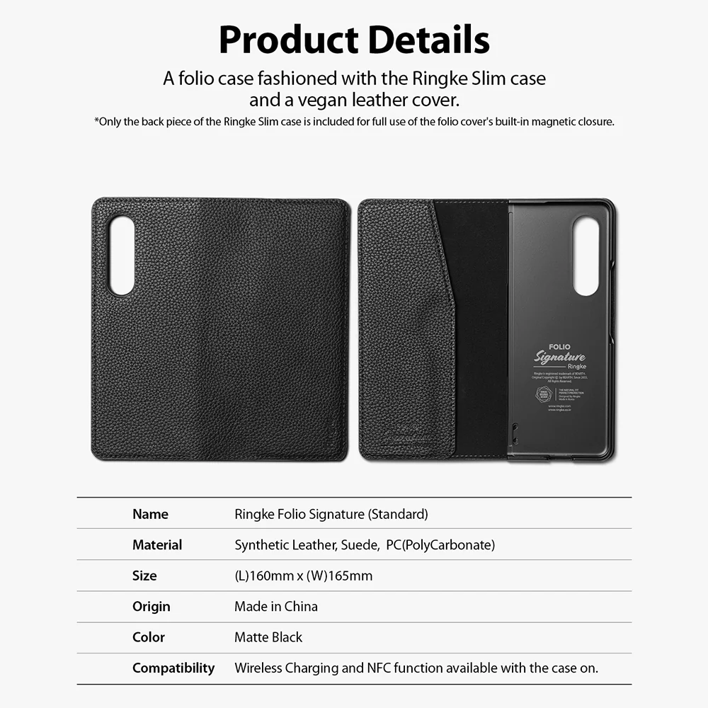 Galaxy Z Fold 3 Case | Folio Signature Standard - Image 13