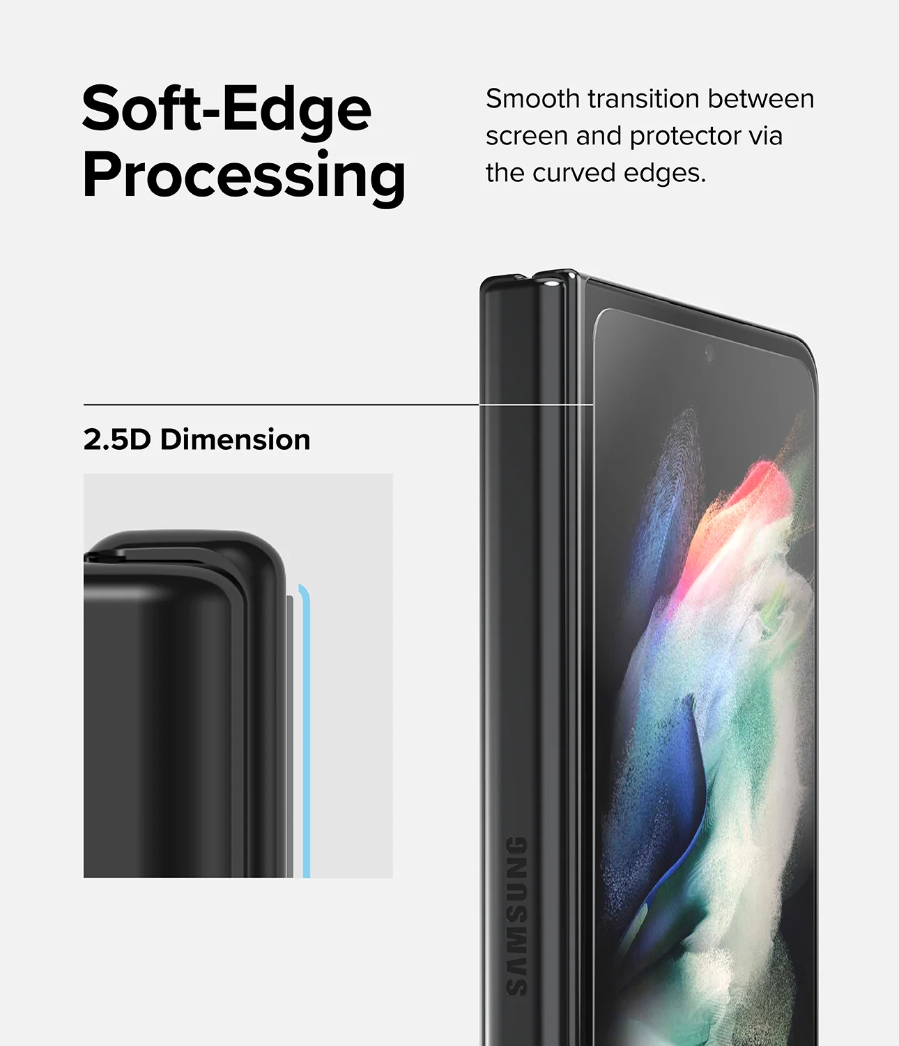 Galaxy Z Fold 4 Combo | Case + Screen Protector + Cover Display Glass - Image 12