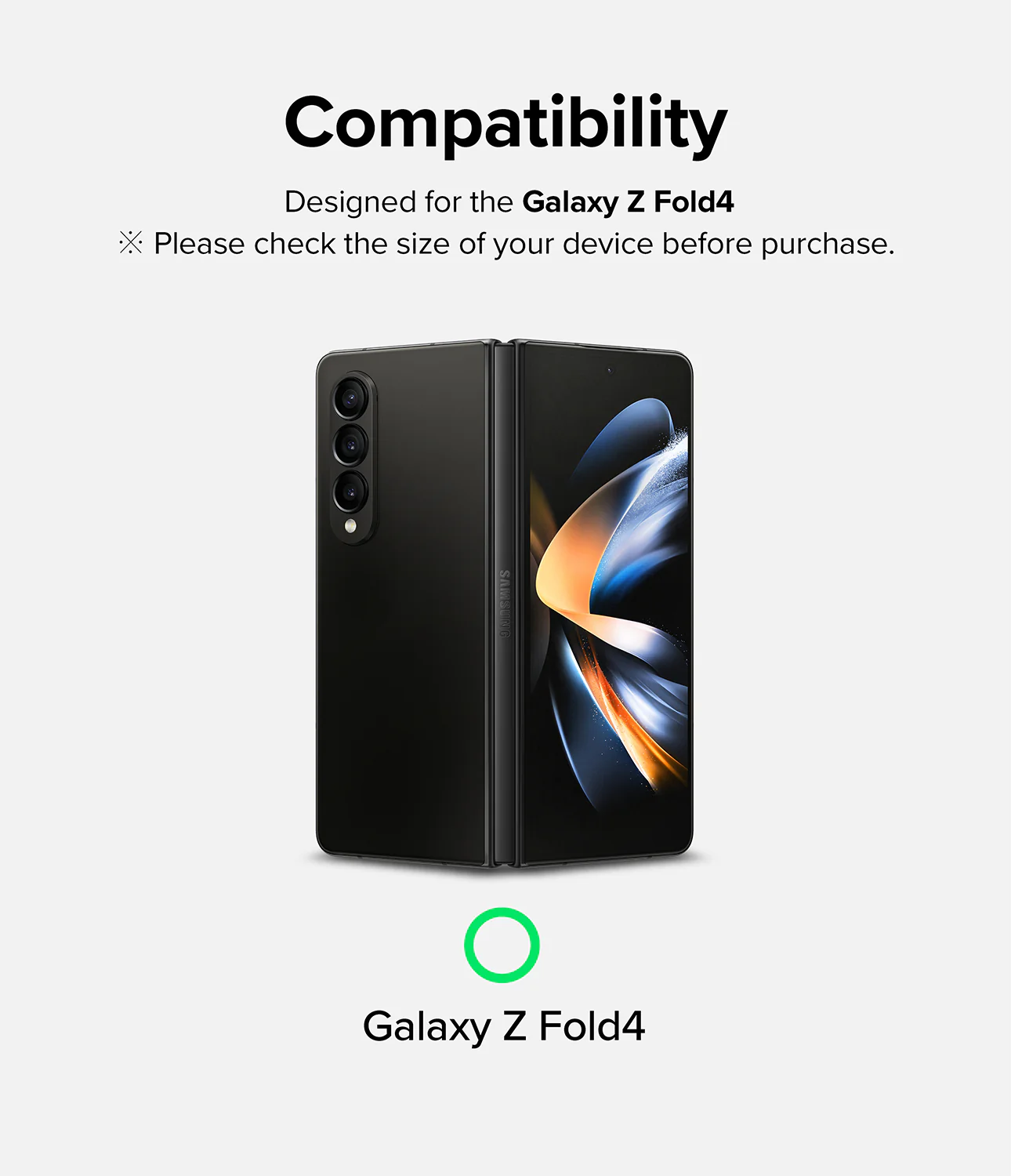 Galaxy Z Fold 4 Screen Protector | Cover Display Glass - Image 3
