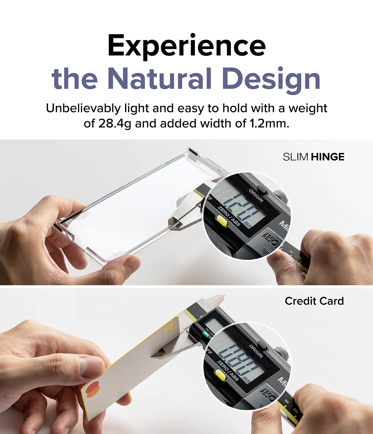 Galaxy Z Fold 5 Case | Slim Hinge - Clear - Image 6