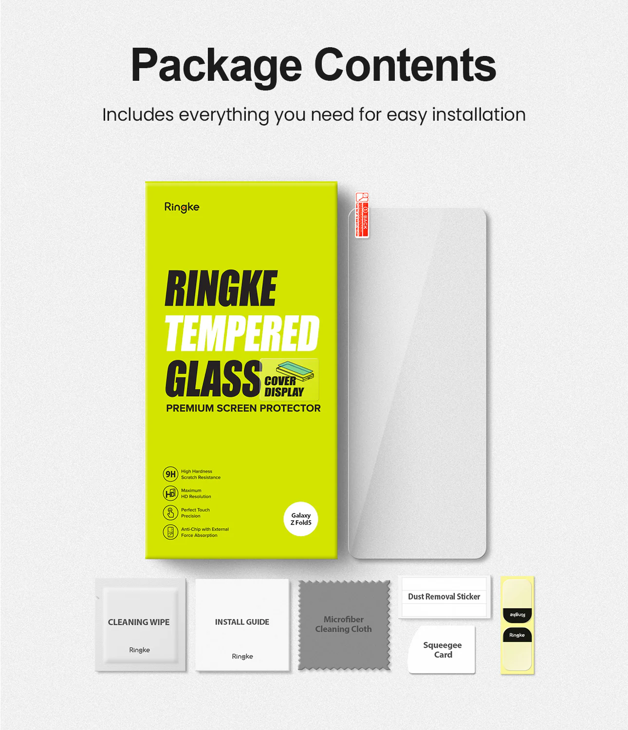 Galaxy Z Fold 5 Screen Protector | Cover Display Glass - Image 13