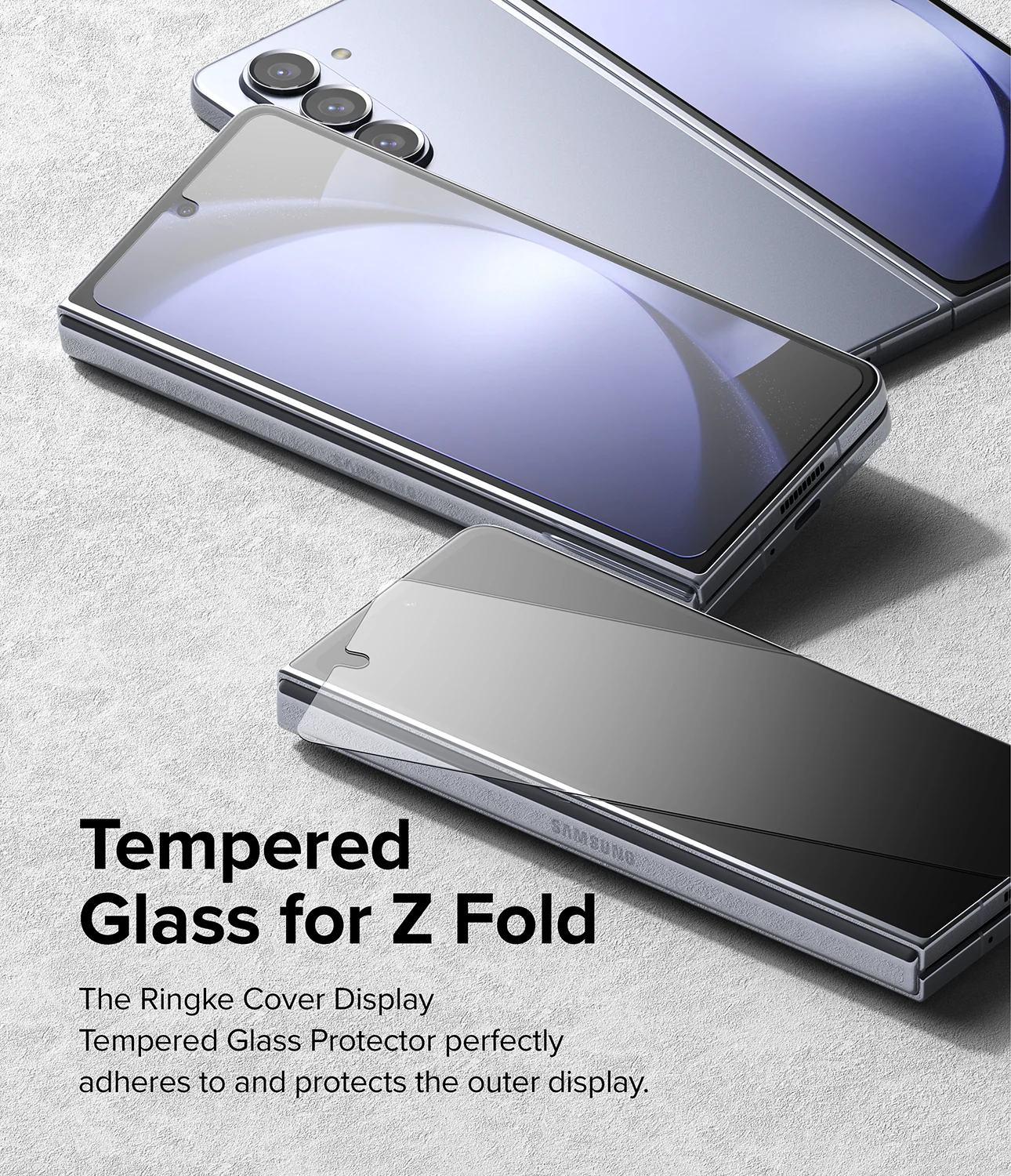 Galaxy Z Fold 5 Screen Protector | Cover Display Glass - Image 3