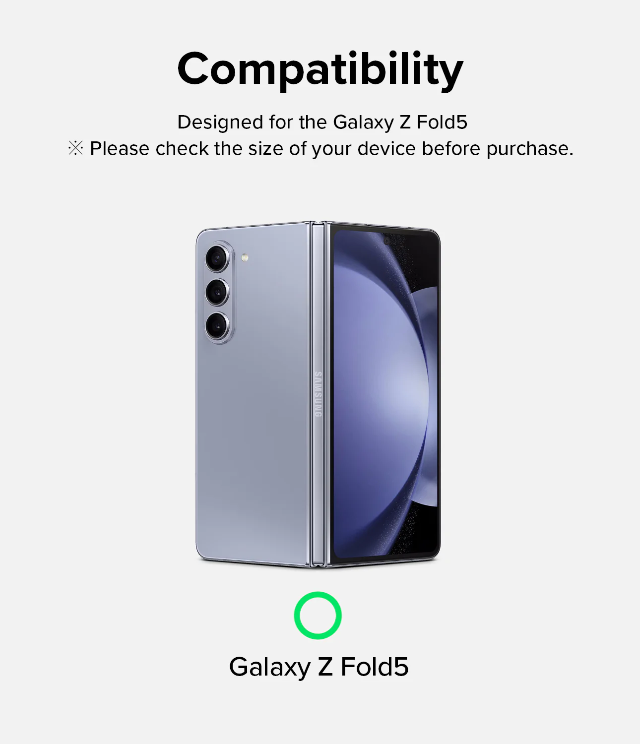 Galaxy Z Fold 5 Screen Protector | Dual Easy Film - Image 4