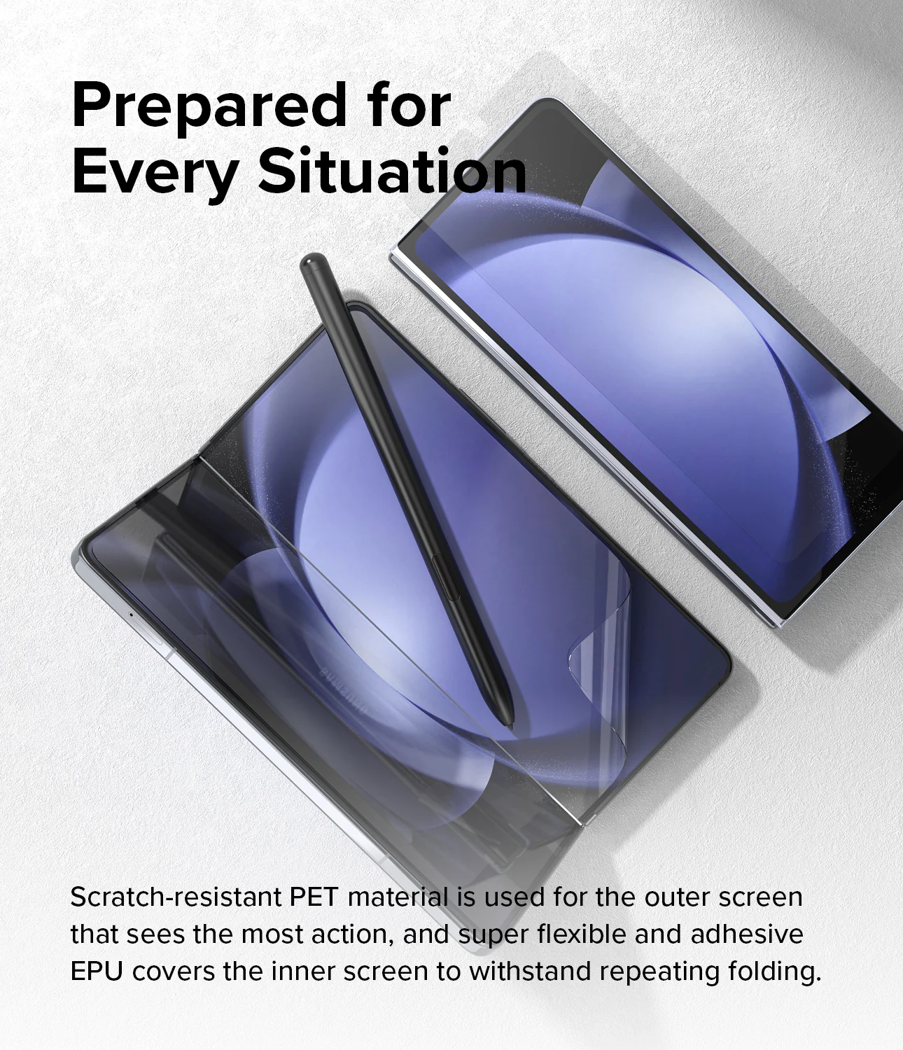 Galaxy Z Fold 5 Screen Protector | Dual Easy Film - Image 7