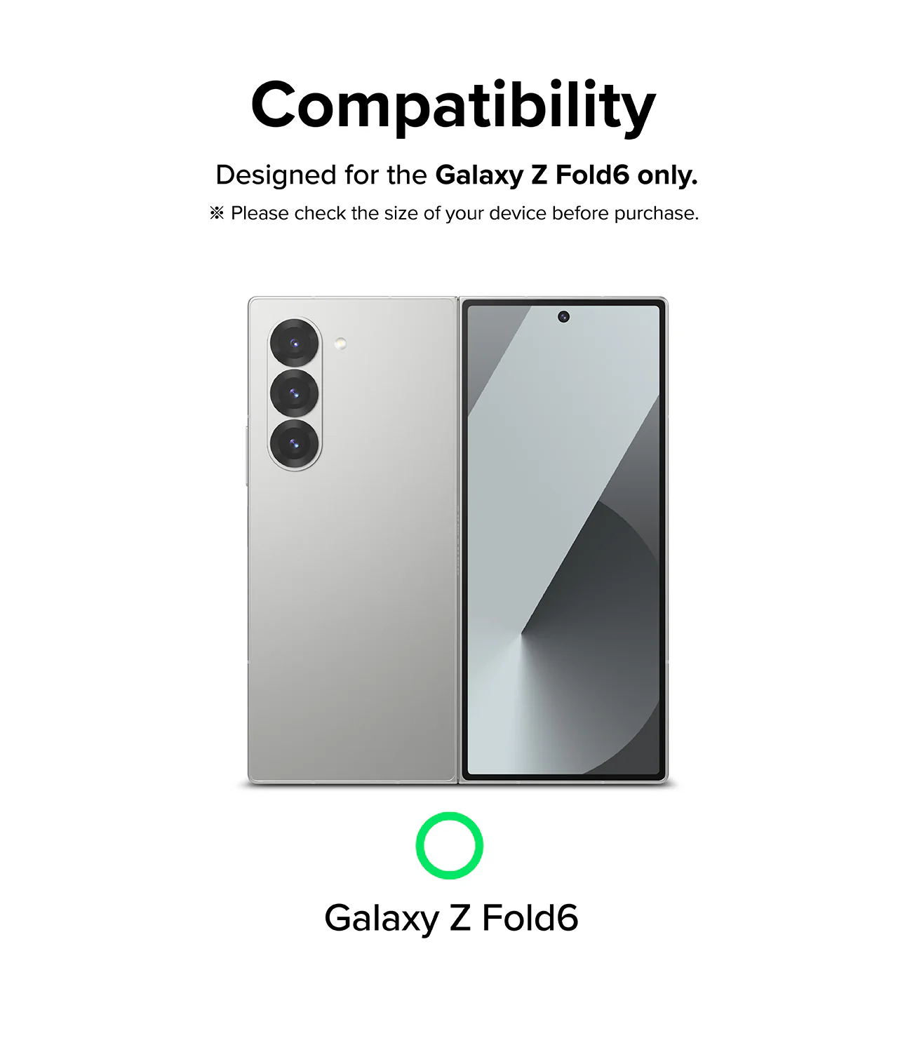 Galaxy Z Fold 6 | 3-in-1 Protector - Image 3