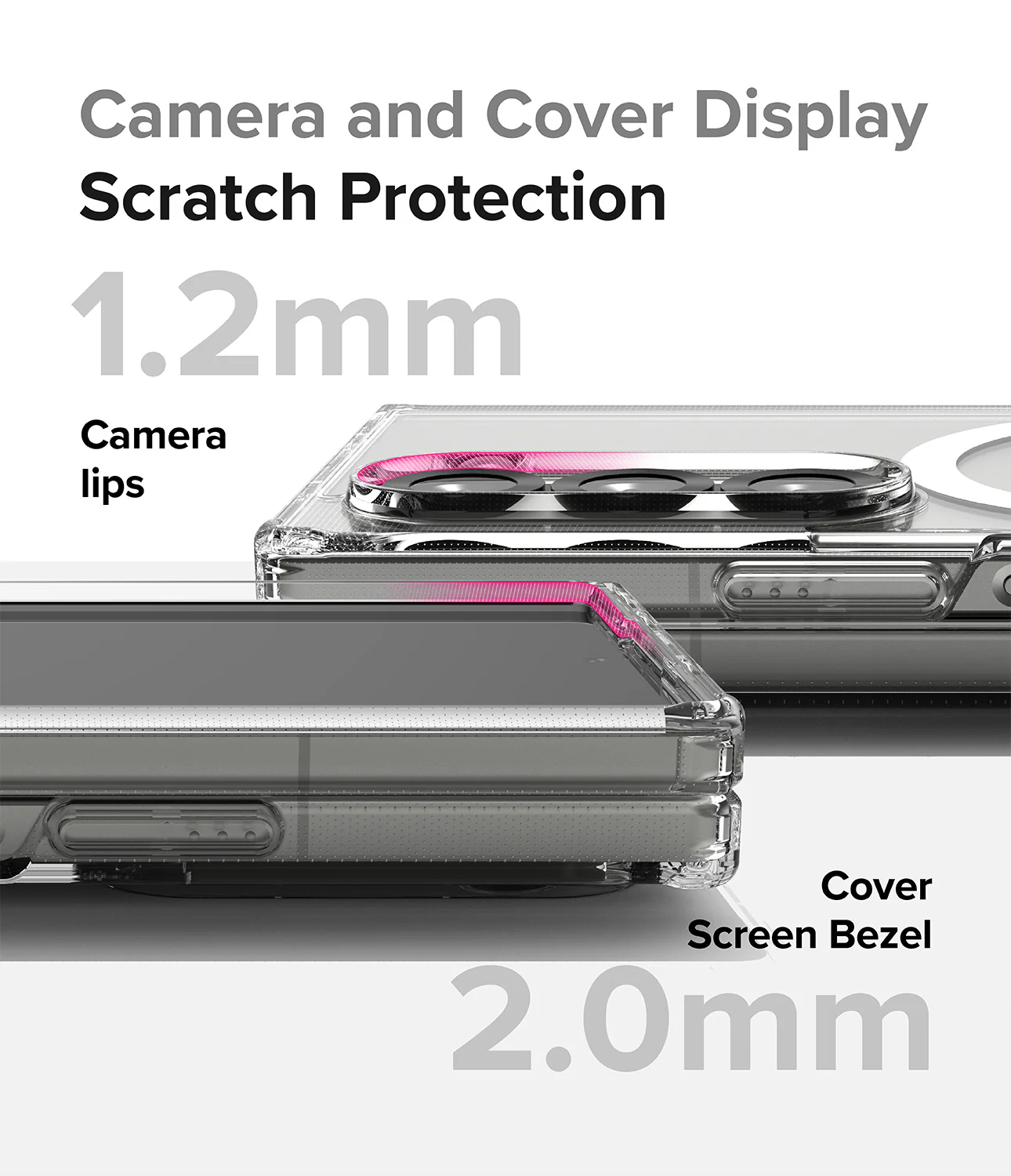 Galaxy Z Fold 6 Case | Fusion Magnetic - Clear - Image 14