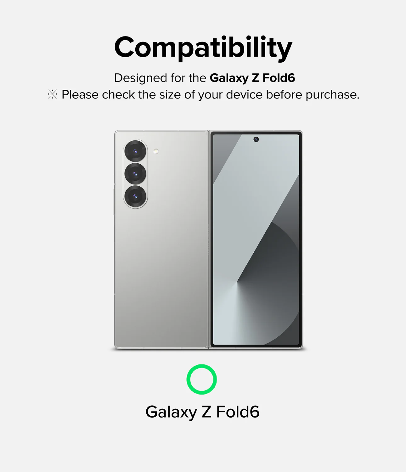 Galaxy Z Fold 6 Screen Protector | Dual Easy Film (2 Pack) - Image 3