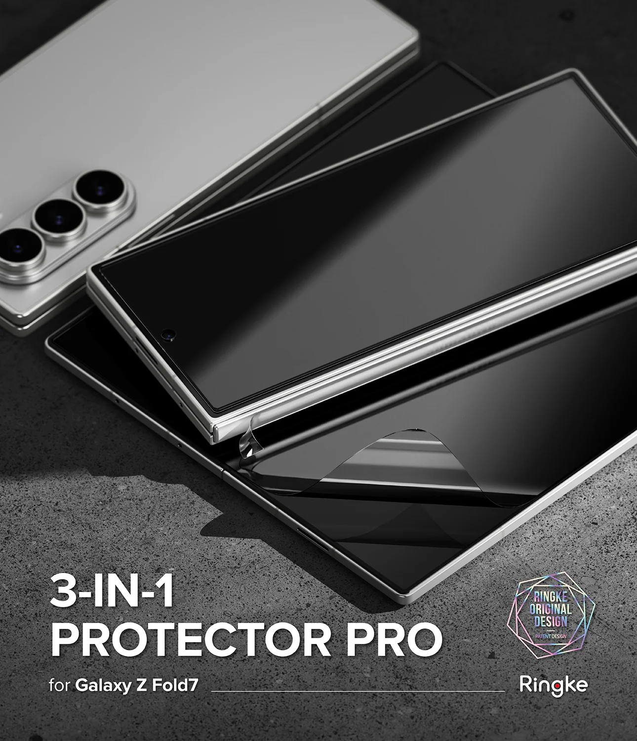 Galaxy Z Fold 7 Screen Protector | 3-in-1 Protector Pro - Image 2