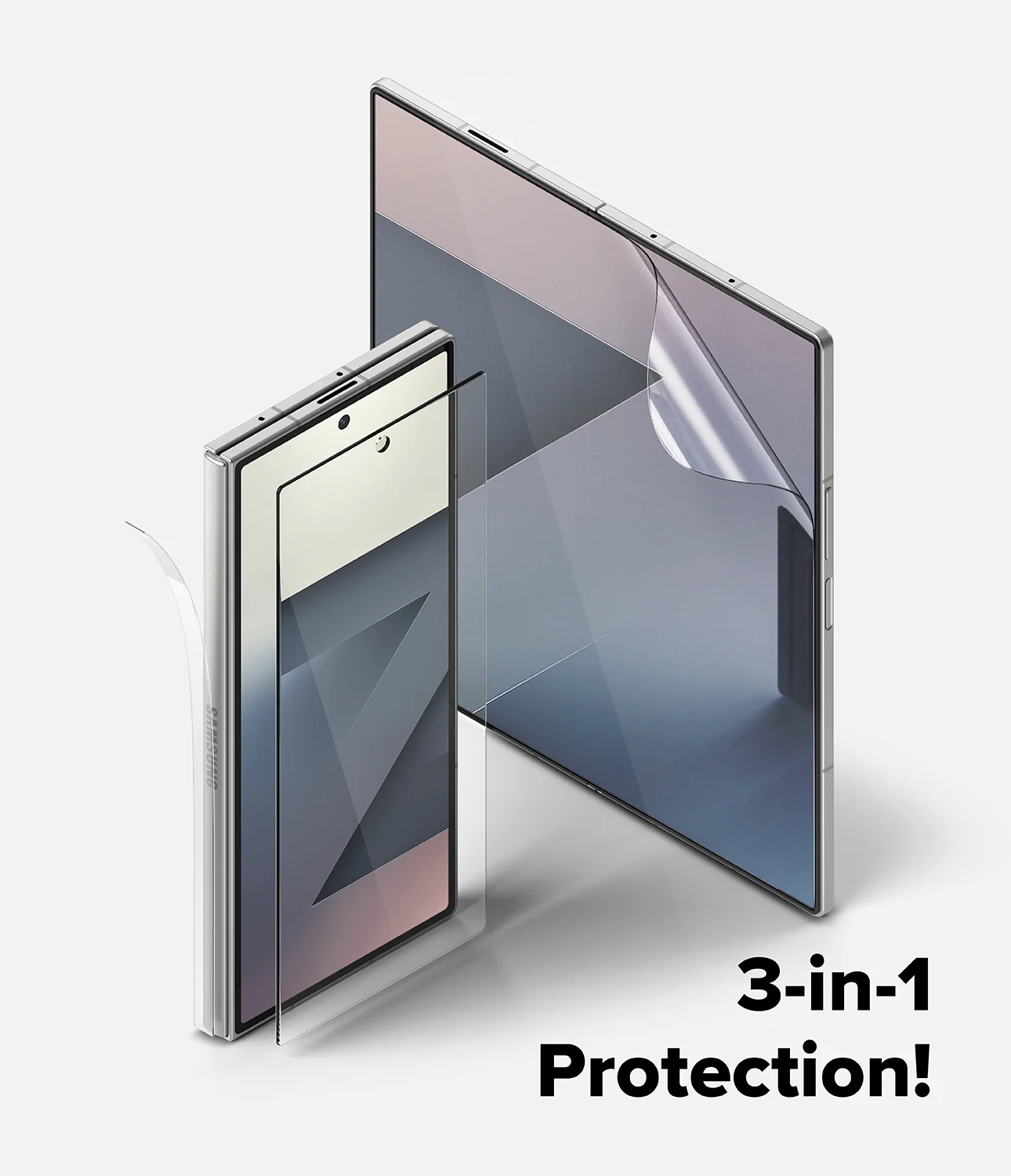 Galaxy Z Fold 7 Screen Protector | 3-in-1 Protector Pro - Image 4