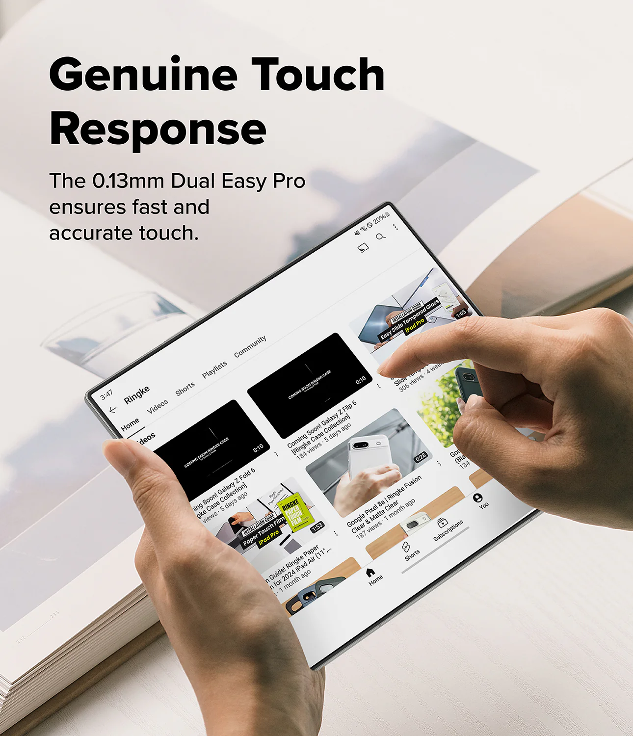 Galaxy Z Fold 7 Screen Protector | Dual Easy Pro Film (2 Pack) - Image 11
