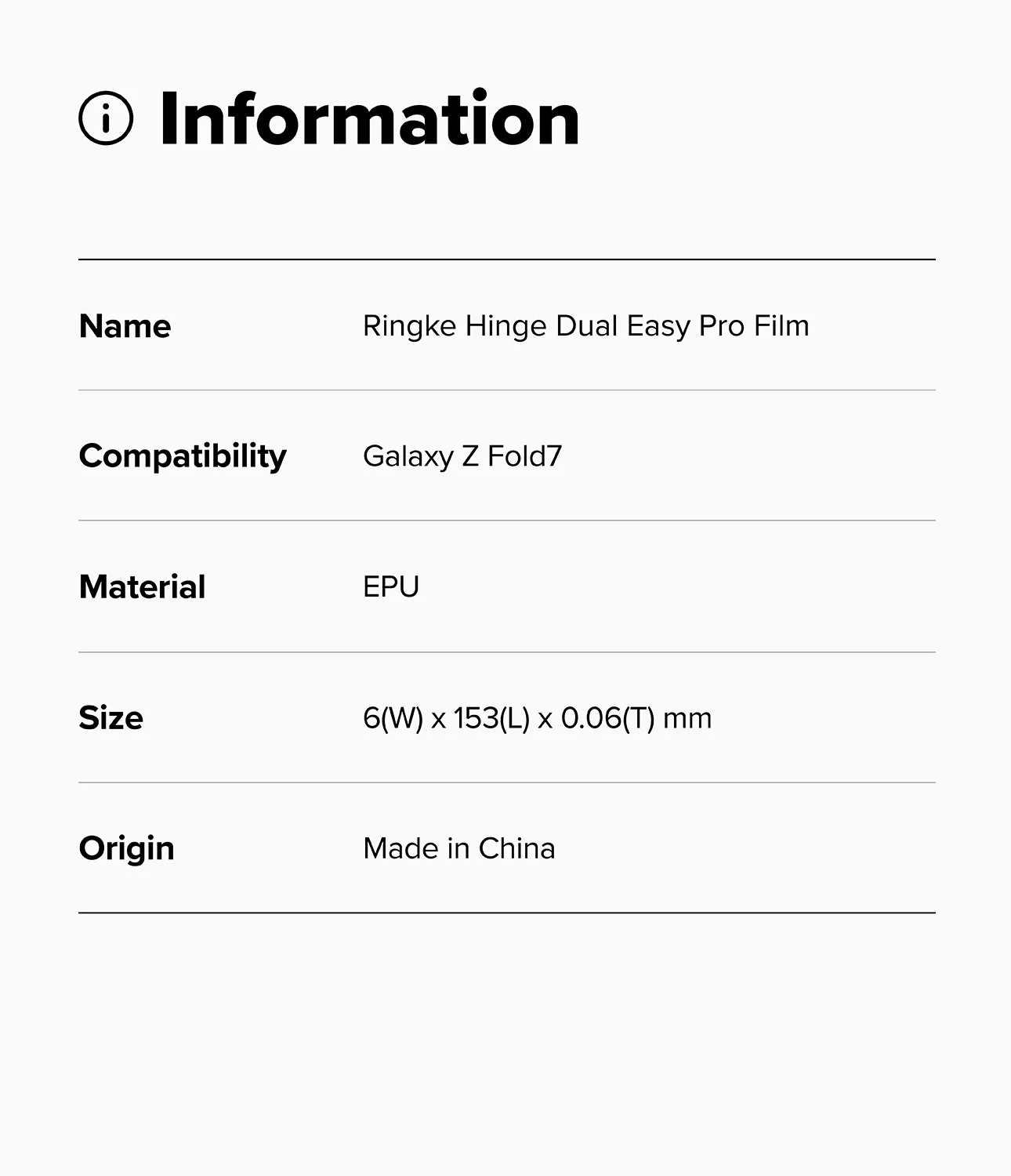 Galaxy Z Fold 7 Screen Protector | Hinge Dual Easy Pro Film (2 Pack) - Image 12