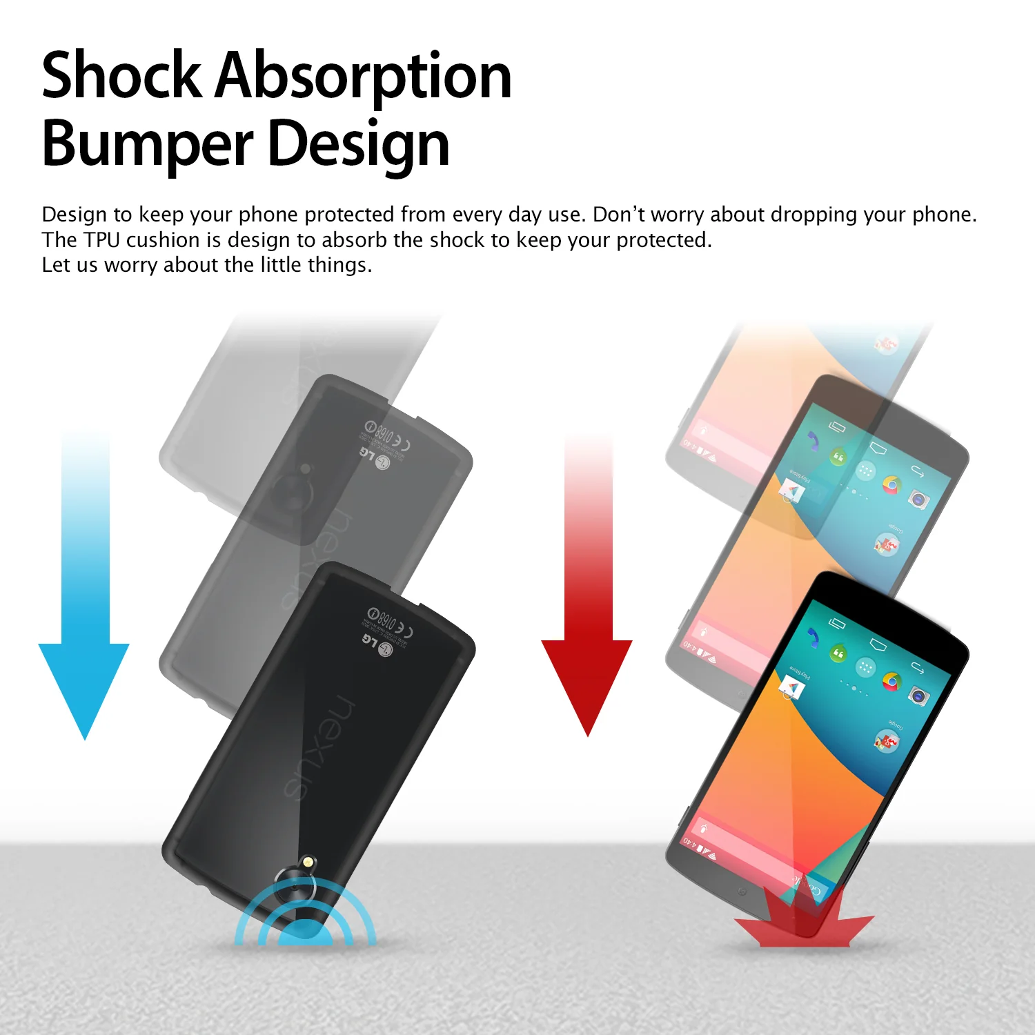 Google Nexus 5 Case | Fusion - Black - Image 2