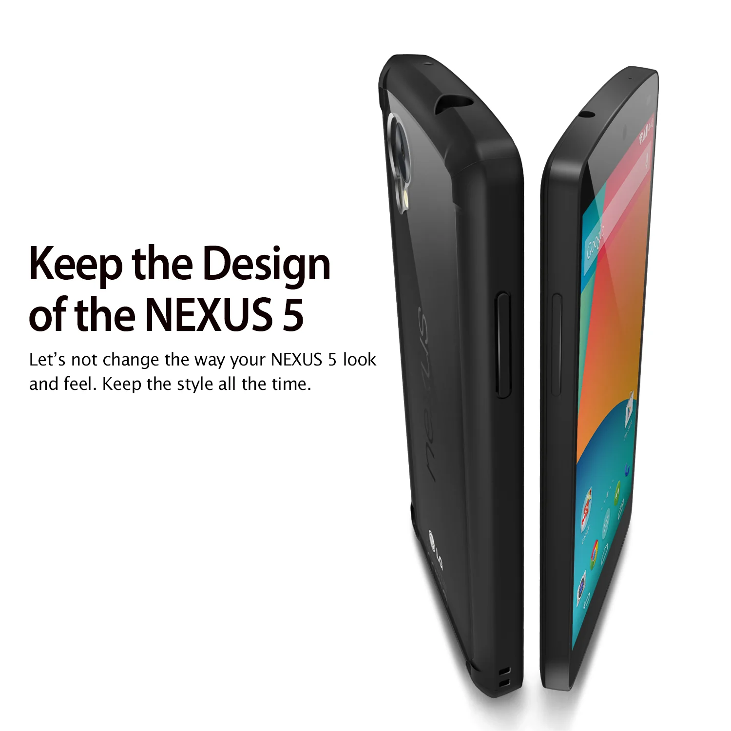 Google Nexus 5 Case | Fusion - Black - Image 5