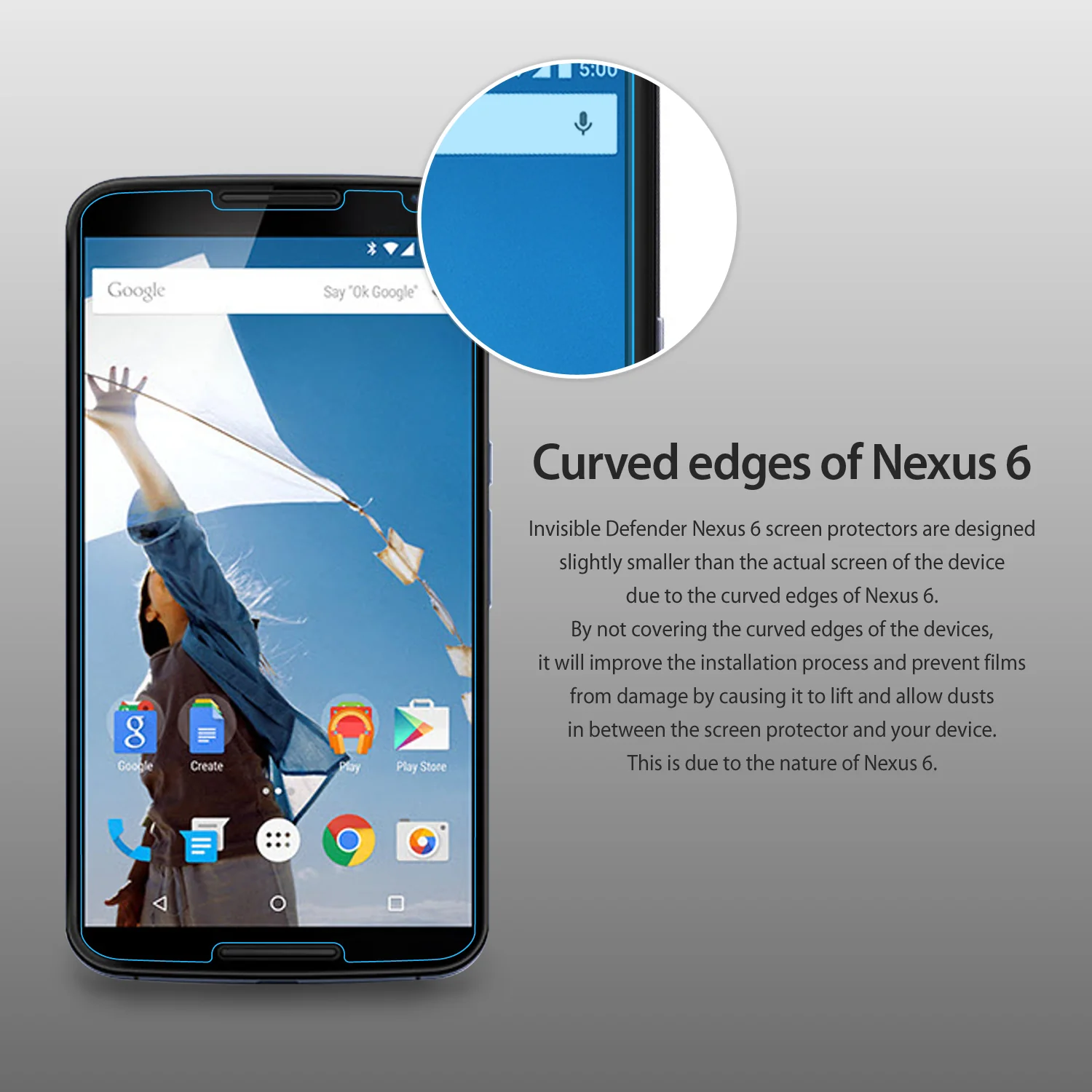 Google Nexus 6 Screen Protector | Invisible Defender [4P] - Image 6