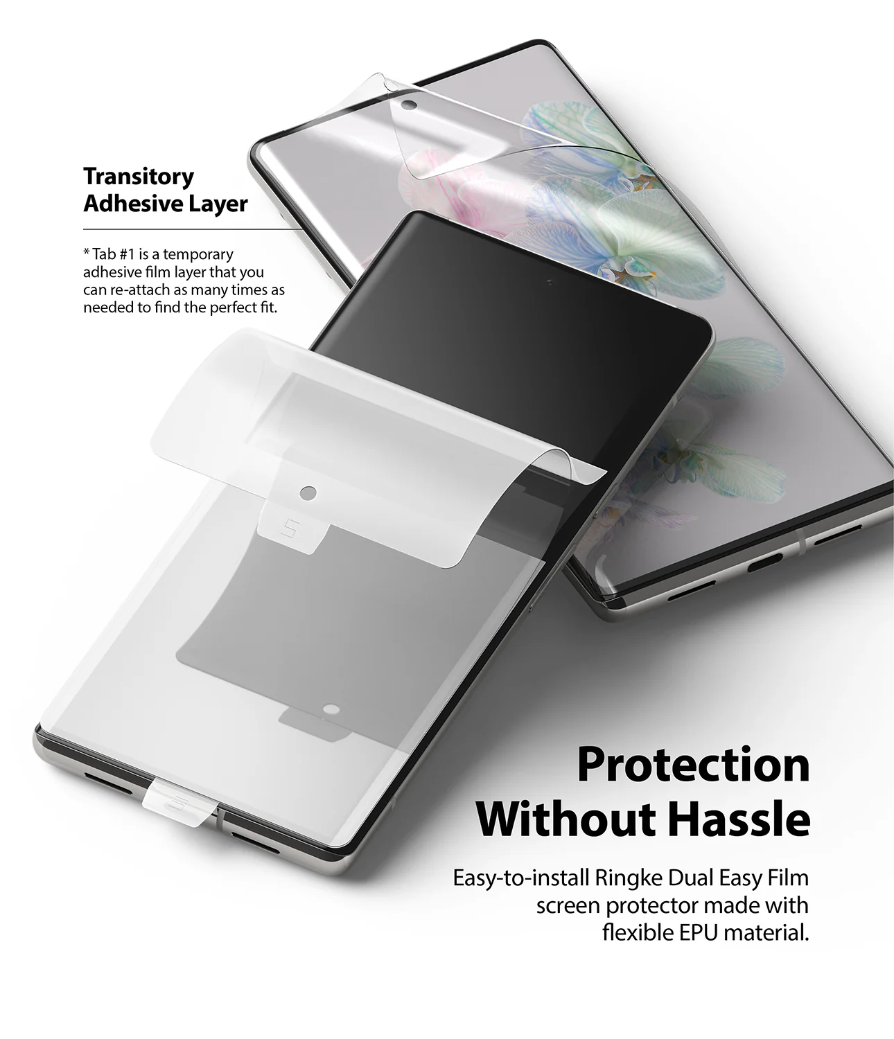 Google Pixel 6 Pro Screen Protector | Dual Easy Film - Image 4