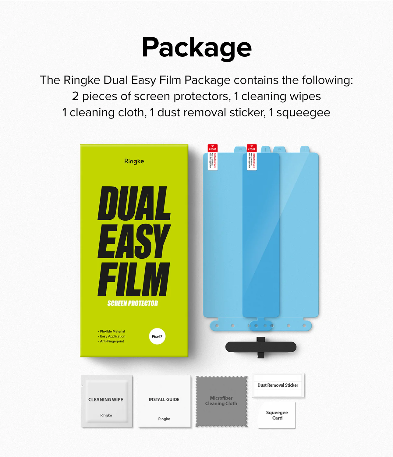 Google Pixel 7 Screen Protector | Dual Easy Film - Image 12