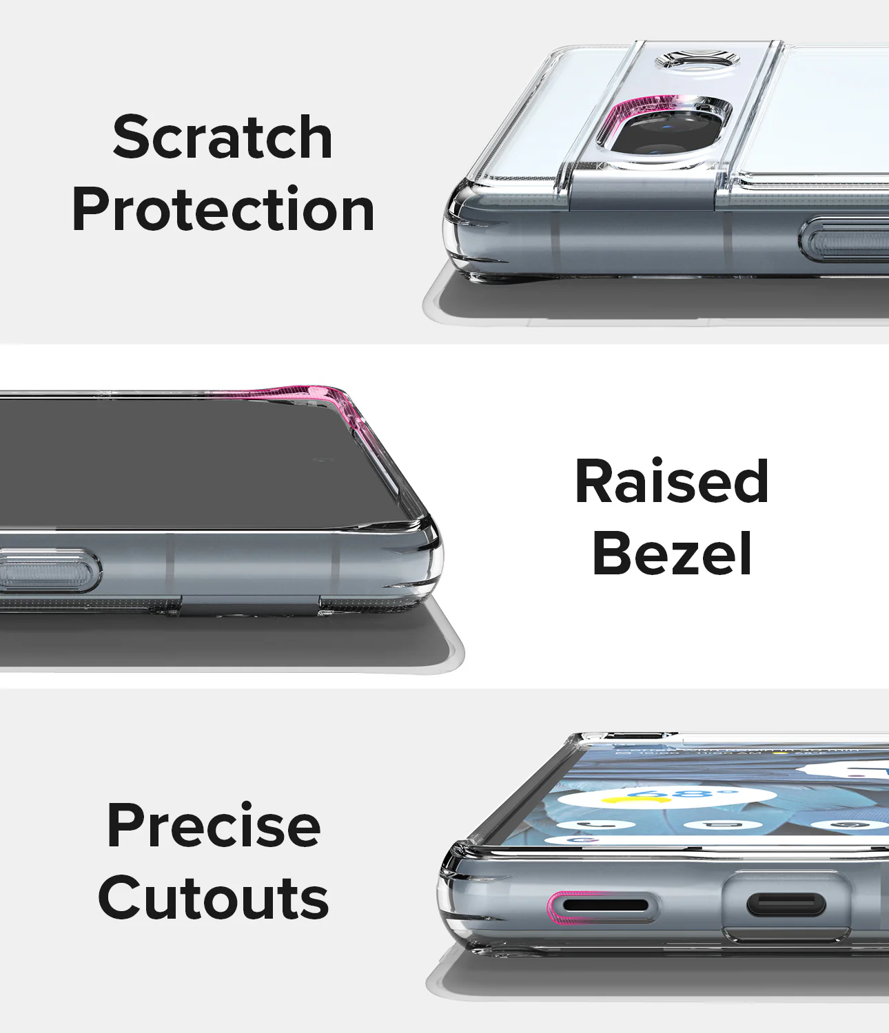 Google Pixel 7a Case | Fusion - Clear - Image 6