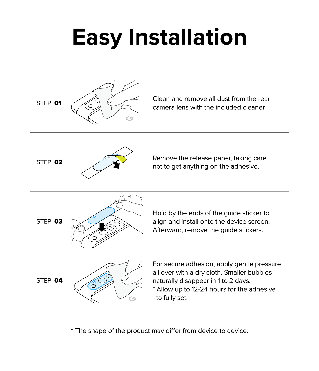 Google Pixel 8 | Camera Protector Glass [3 Pack] - Image 11