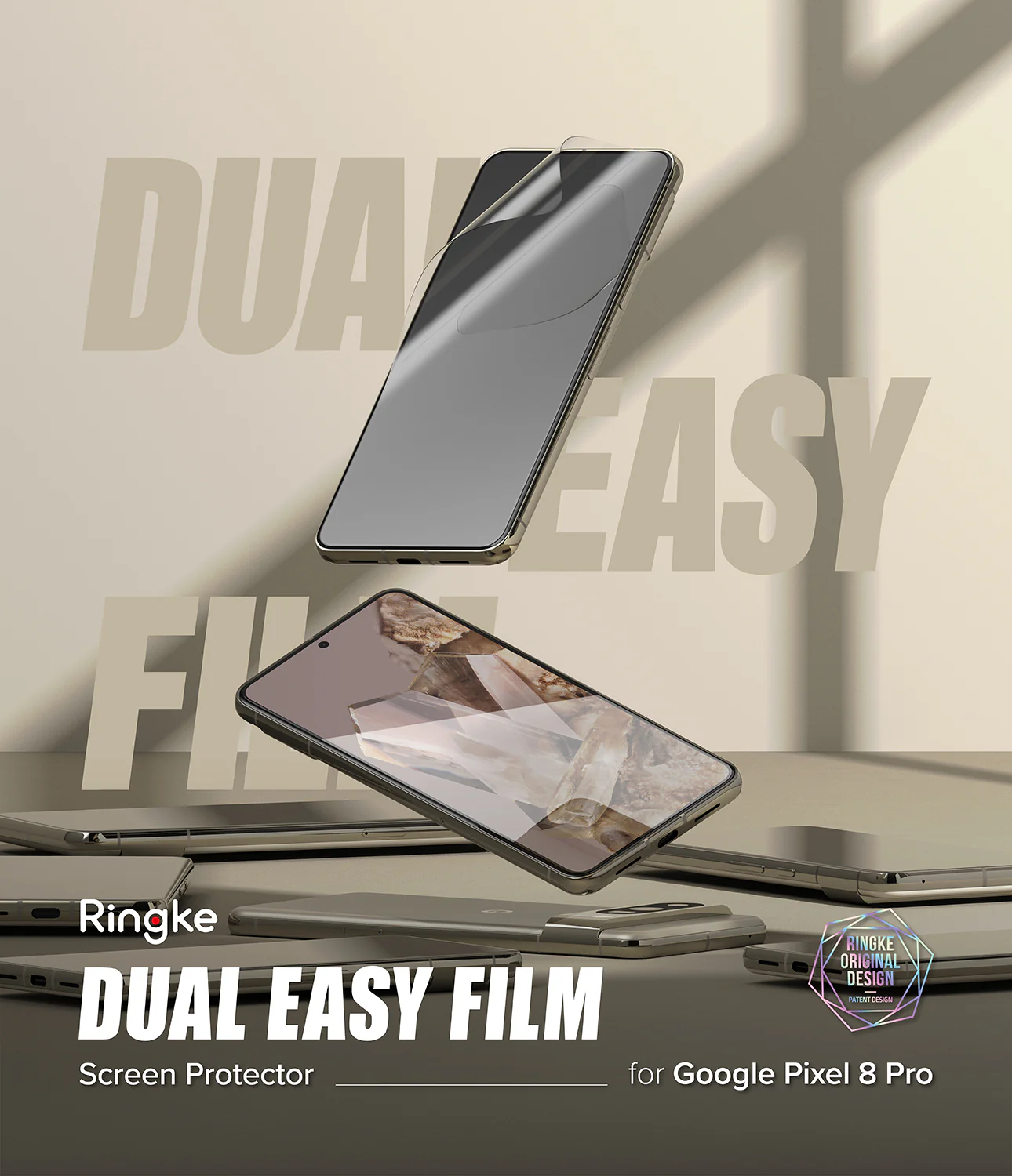 Google Pixel 8 Pro Screen Protector | Dual Easy Film - Image 2